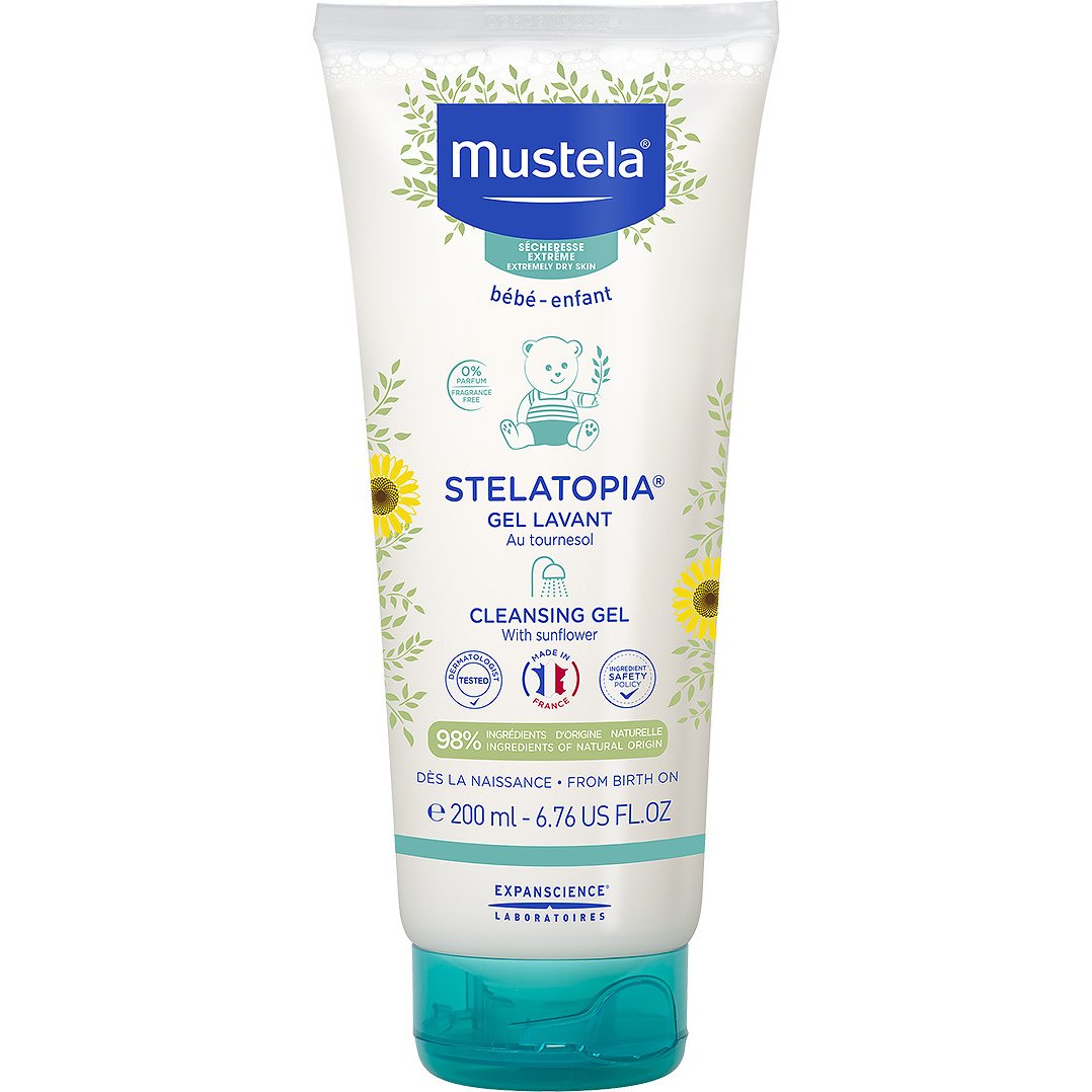 Mustela Stelatopia Cleansing Gel Βρεφικό Αφροντούς για Σώμα & Μαλλιά με Καταπραϋντικές Ιδιότητες 200ml φωτογραφία