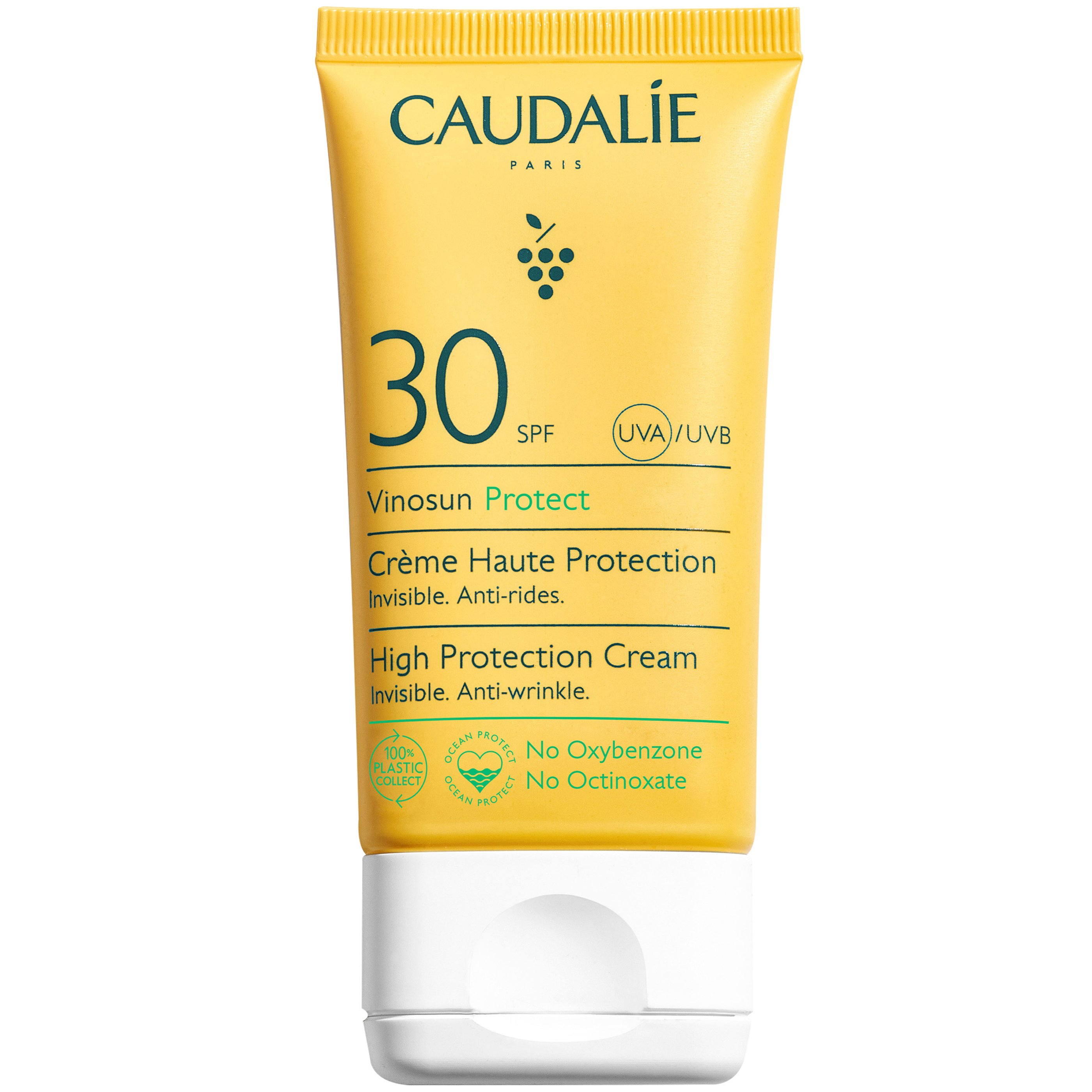 Caudalie Caudalie Vinosun Protect High Protection Cream Spf30 Αντηλιακή Κρέμα Προσώπου, Λαιμού Υψηλής Προστασίας για Όλη την Οικογένεια 50ml