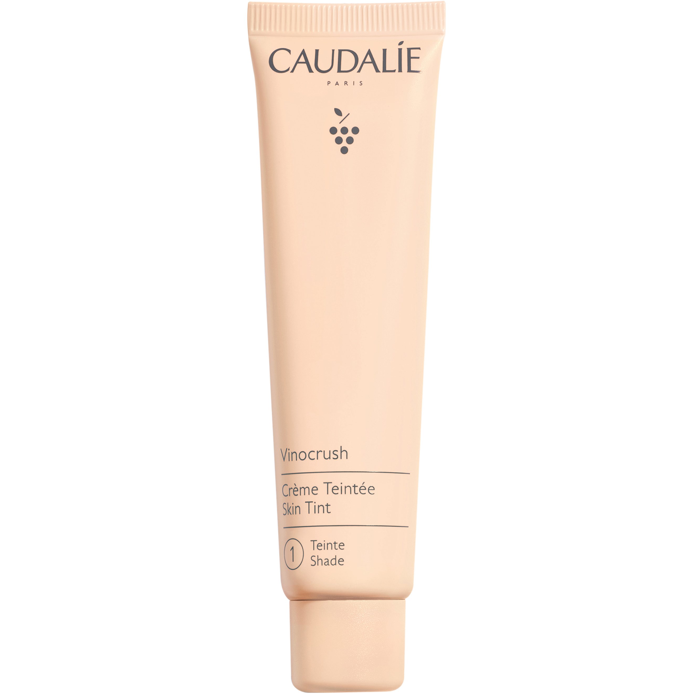 Caudalie Caudalie Vinocrush Skin Tint Ενυδατική - Καταπραϋντική Κρέμα Ημέρας με Υαλουρονικό Οξύ, Νιασιναμίδη & Φυσικές Χρωστικές 30ml - Shade 1