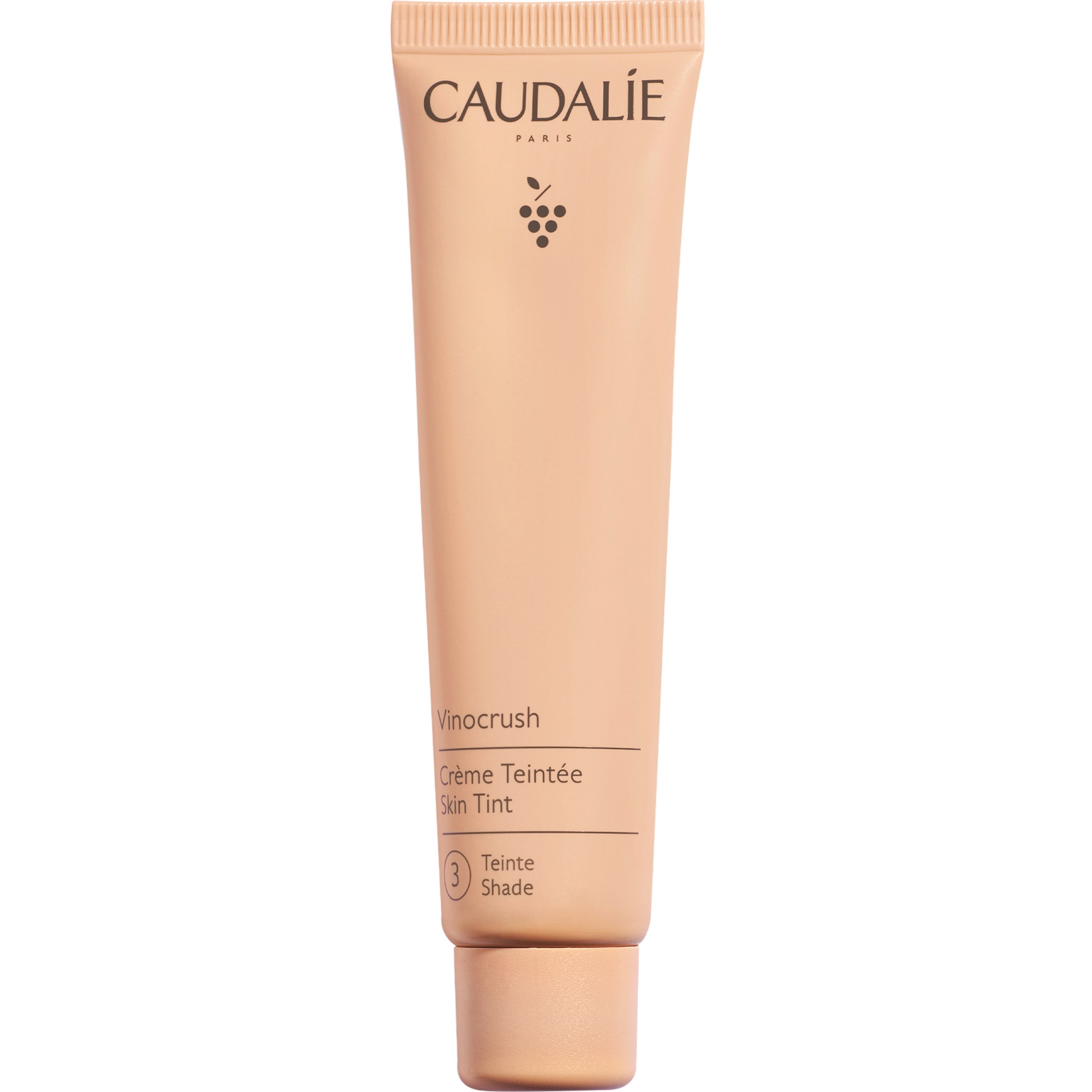 Caudalie Caudalie Vinocrush Skin Tint Ενυδατική - Καταπραϋντική Κρέμα Ημέρας με Υαλουρονικό Οξύ, Νιασιναμίδη & Φυσικές Χρωστικές 30ml - Shade 3