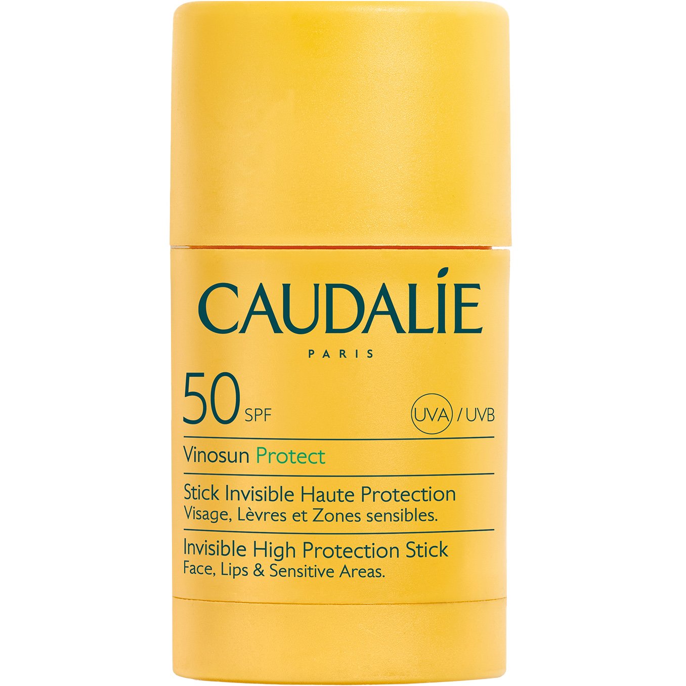 Caudalie Caudalie Vinosun Protect High Protection Invisible Stick Spf50 Αντηλιακό Στικ Υψηλής Προστασίας για Πρόσωπο, Σώμα & Ευαίσθητες Περιοχές 15g