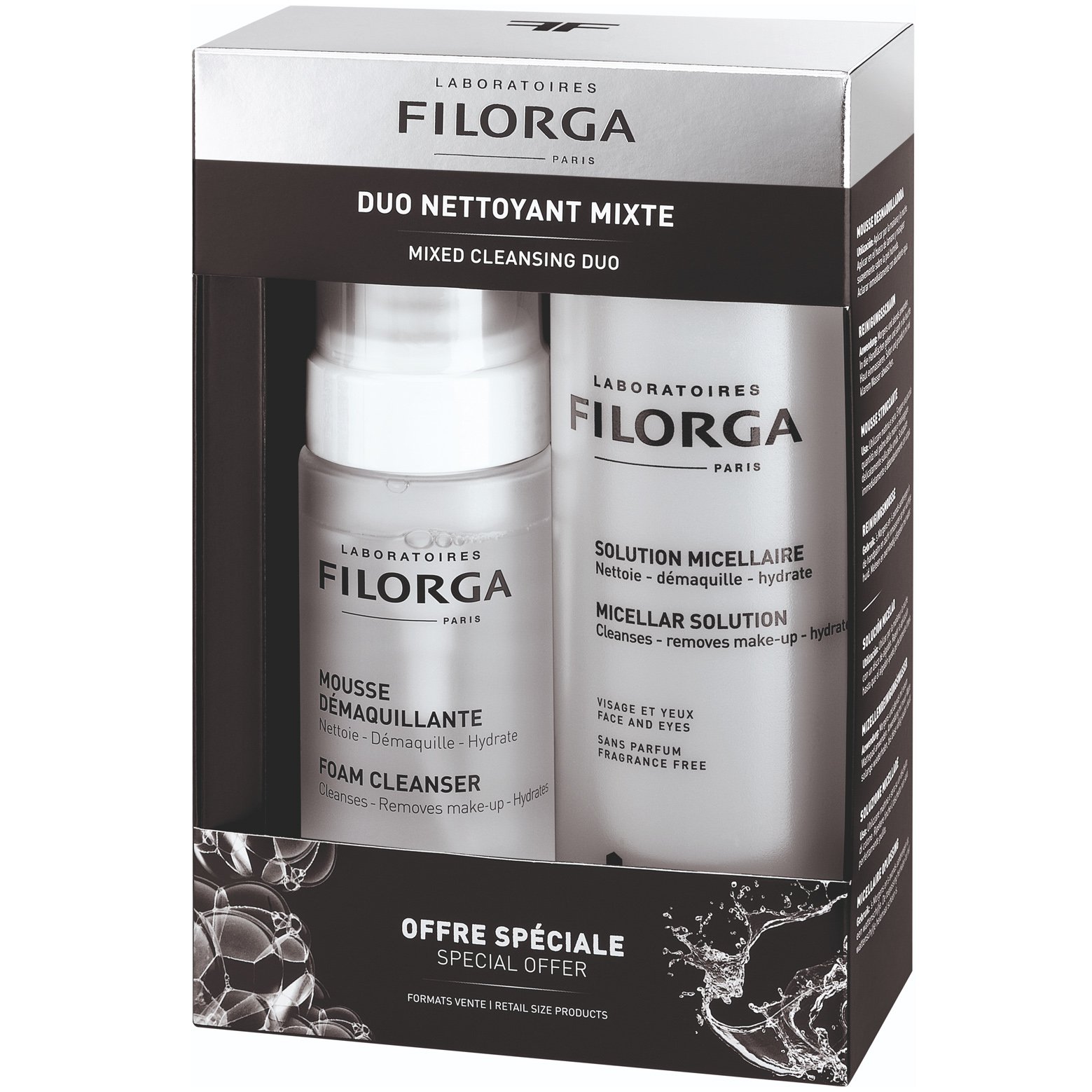 Filorga Filorga Mixed Face & Eyes Cleansing Duo Πακέτο Προσφοράς,Foam Cleanser 150ml & Micellar Solution 400ml