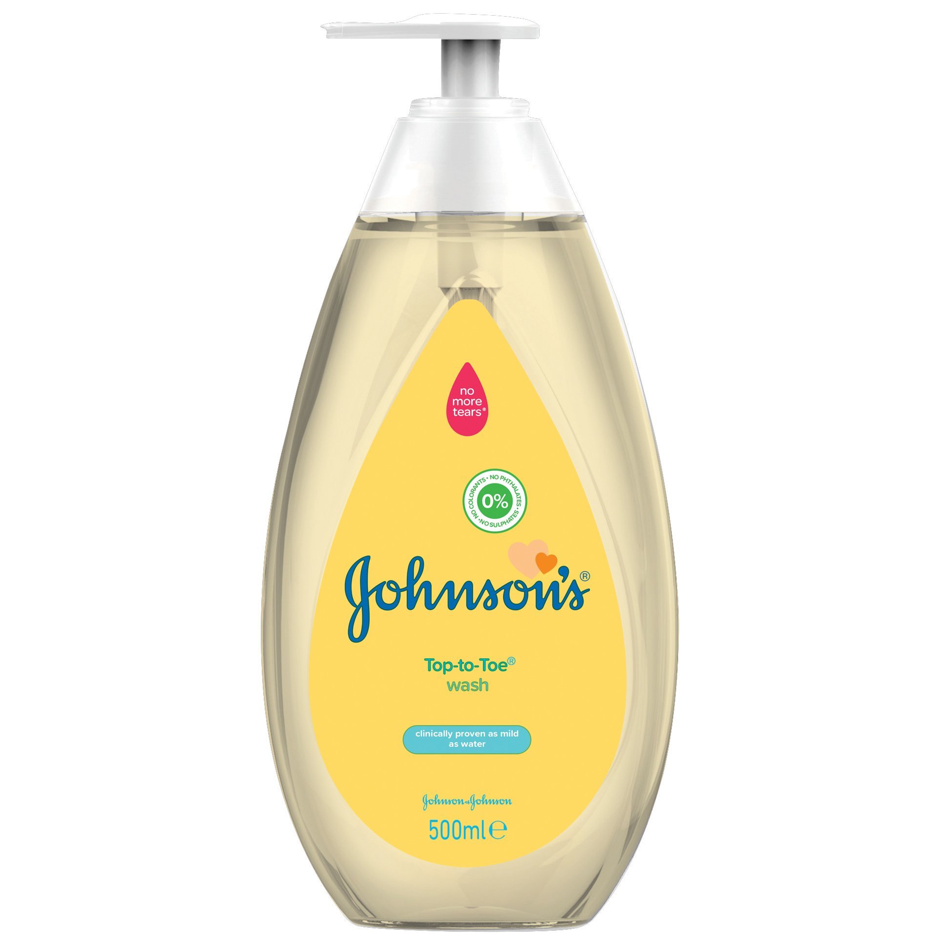 Johnsons & Johnsons Johnson's & Johnson's Baby Top-to-Toe 2 σε 1 Αφρόλουτρο & Σαμπουάν 500ml