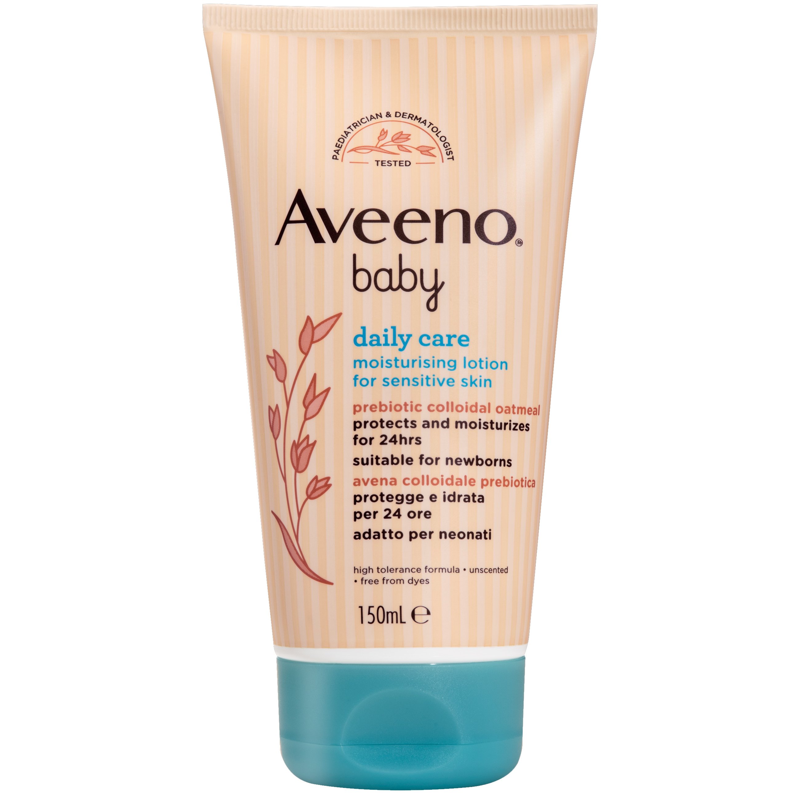 Aveeno Baby Daily Care Moisturising Lotion Καθημερινή Ενυδατική Λοσιόν για Μωρά 150ml φωτογραφία