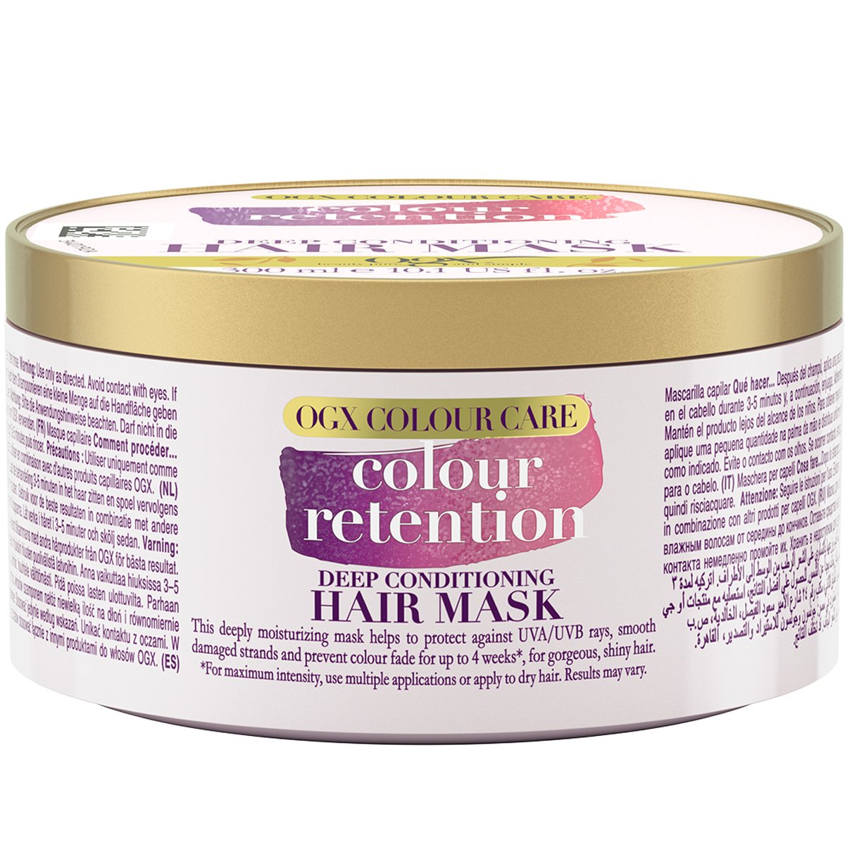 OGX Ogx Colour Retention Deep Conditioning Hair Mask Μάσκα Μαλλιών για Προστασία του Χρώματος 300ml