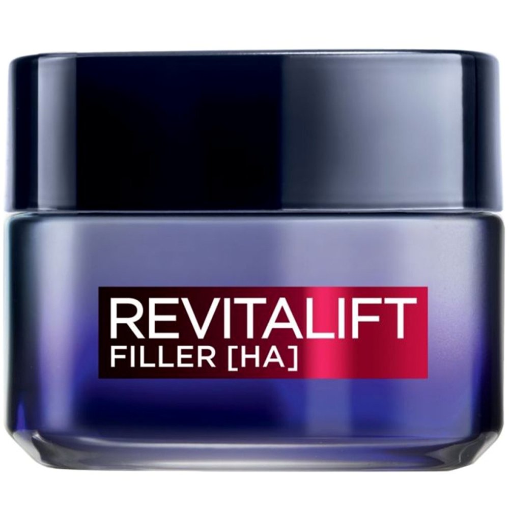 L'oreal Paris Revitalift Filler Night Cream Αντιγηραντική Κρέμα Προσώπου Νύχτας με Υαλουρονικό Οξύ για Επαναφορά του Όγκου της Επιδερμίδας 50ml φωτογραφία