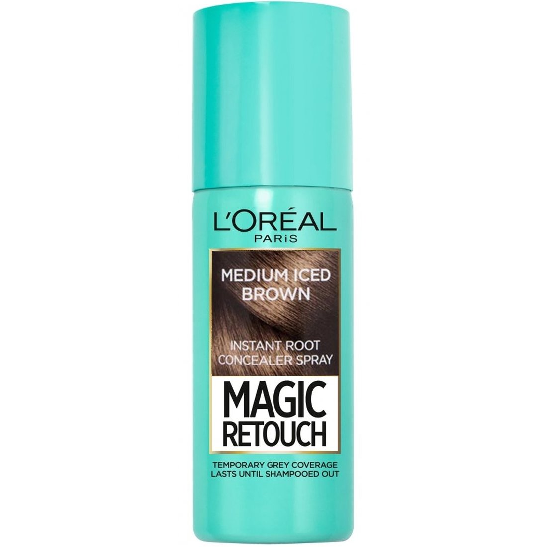 L'oreal Paris Magic Retouch Spray Κάλυψης Λευκών Ριζών Καστανό Ψυχρό 75ml - 7 Medium Iced Brown 54635