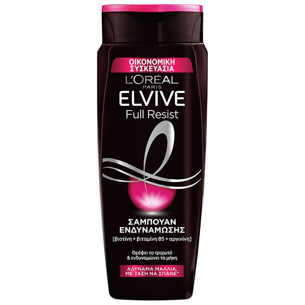 Loreal Paris L'oreal Paris Elvive Full Resist Shampoo Θρεπτικό Σαμπουάν για Αδύναμα Μαλλιά με Τάση να Σπάνε 700ml