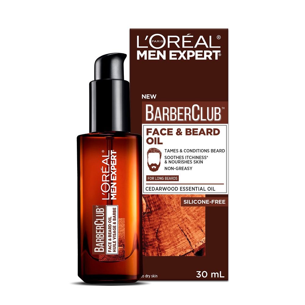 L Oreal Paris Men Expert Barberclub Face And Beard Oil Ενυδατικό Καταπραϋντικό Έλαιο για Πρόσωπο