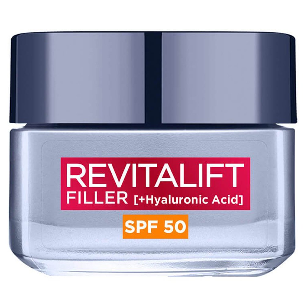 L’oreal Paris Revitalift Filler Anti-Aging Cream Spf50 Αντιγηραντική Κρέμα Ημέρας με Υαλουρονικό Οξύ Υψηλής Προστασίας 50ml