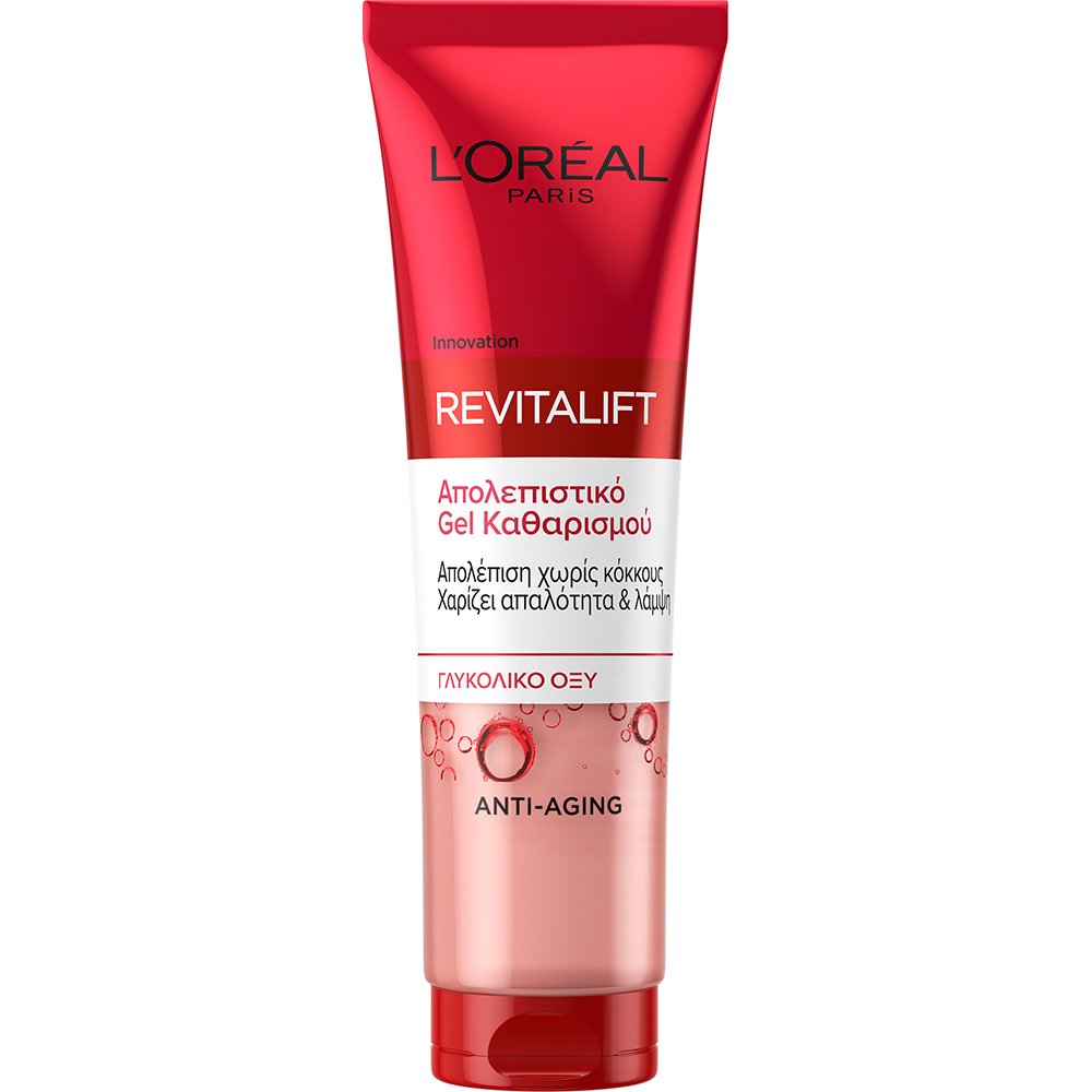 Loreal Paris L'oreal Paris Revitalift Glycolic Resurfacing Gel Wash Cleanser Απολεπιστικό Gel Καθαρισμού Προσώπου με Γλυκολικό Οξύ για Απαλή & Λαμπερή Επιδερμίδα 150ml