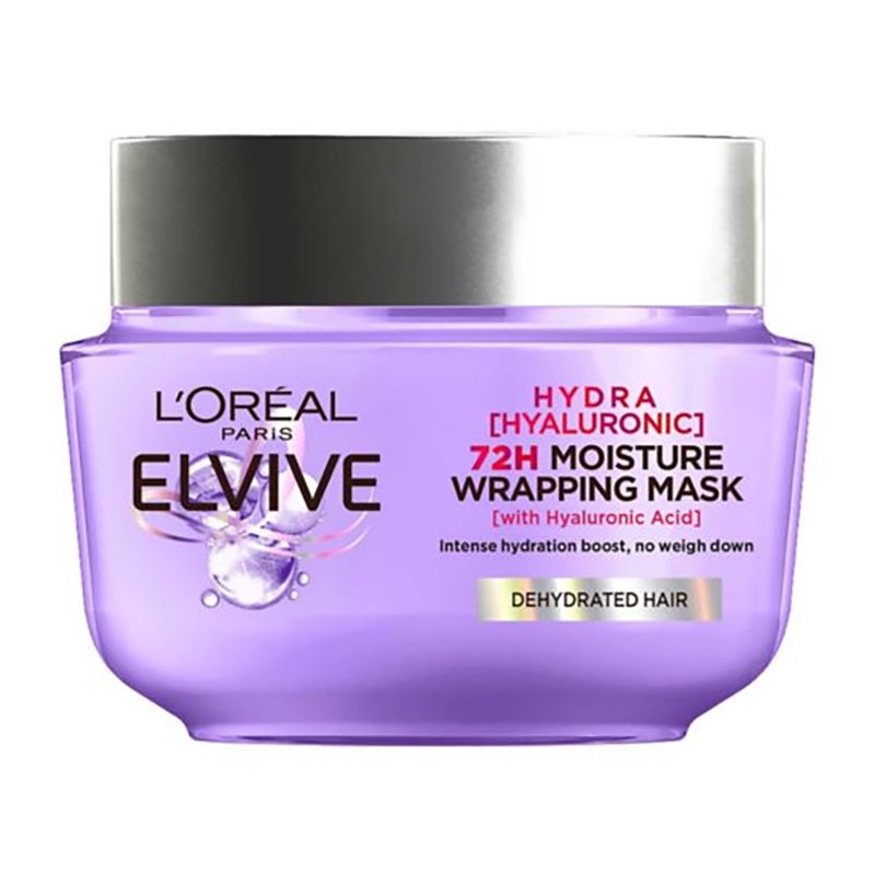 Loreal Paris L'oreal Paris Elvive Hydra Hyaluronic Mask Μάσκα Μαλλιών με Υαλουρονικό Οξύ για Ενυδάτωση 300ml