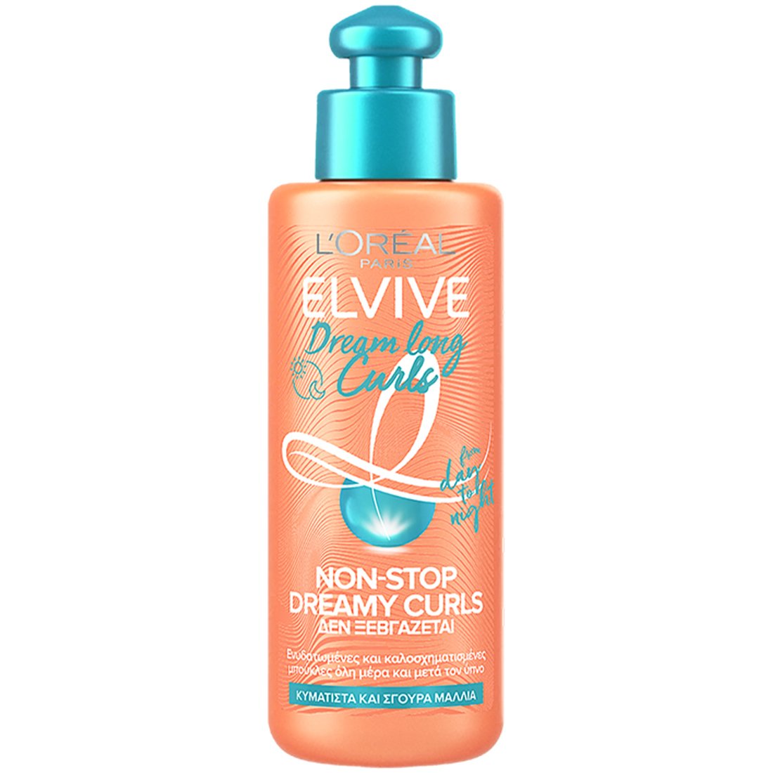 L'oreal Paris Elvive Dream Long Curls Leave-In Cream Ενυδατική Κρέμα Μαλλιών Leave-In για Καλοσχηματισμένες Μπούκλες, Χωρίς Ξέβγαλμα 200ml 49958