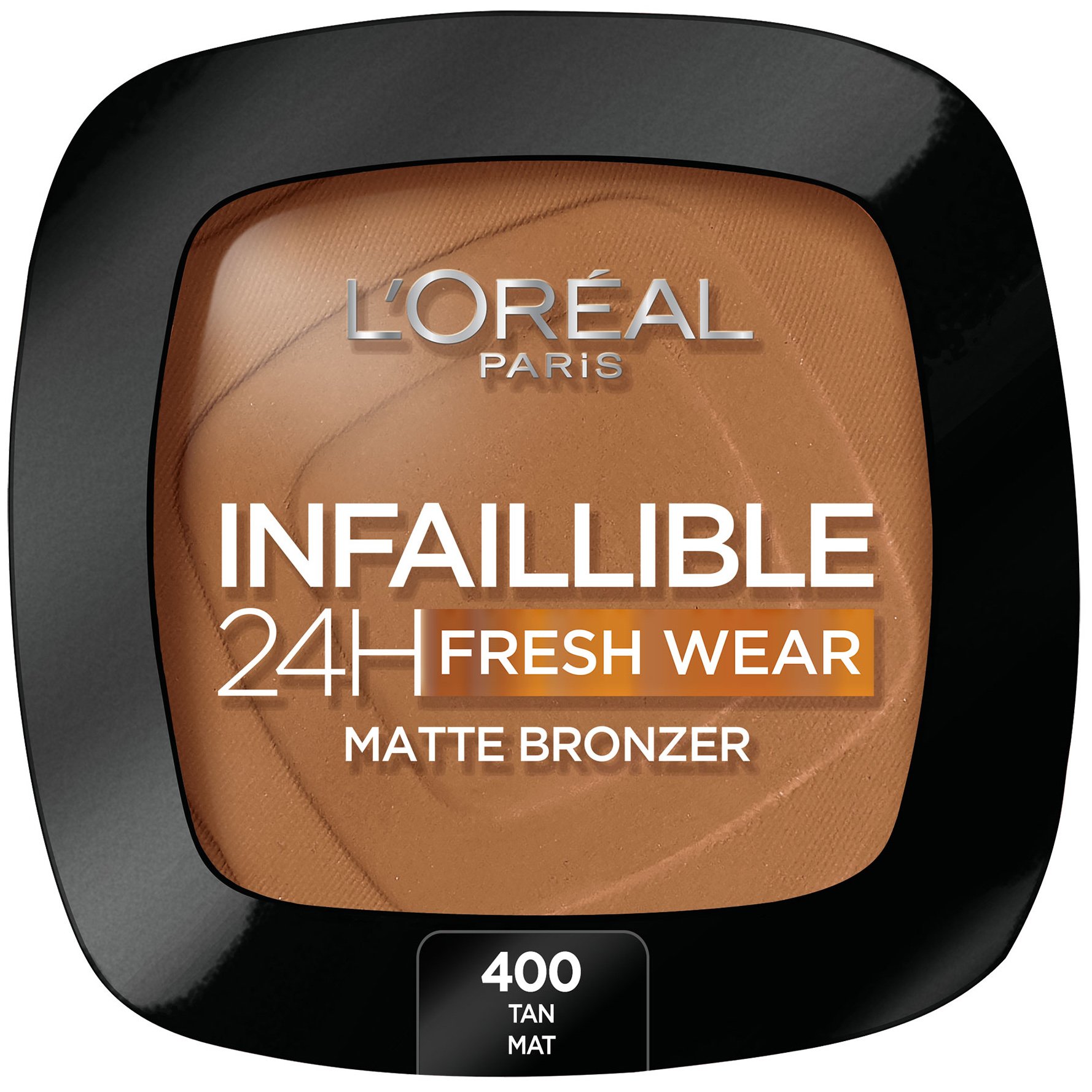 Loreal Paris L'oreal Paris Infaillible 24H Fresh Wear Matte Bronzer Πούδρα για Χρυσαφένιο Χρώμα & Ματ Αποτέλεσμα με 24ωρη Διάρκεια 9g - 400 Tan