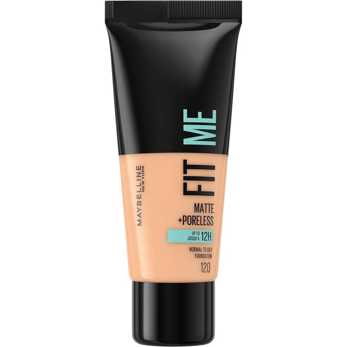 MAYBELLINE Maybelline Fit Me Matte + Poreless Foundation Makeup που Ταυτίζεται Τέλεια με την Επιδερμίδα 30ml - 120 Classic Ivory