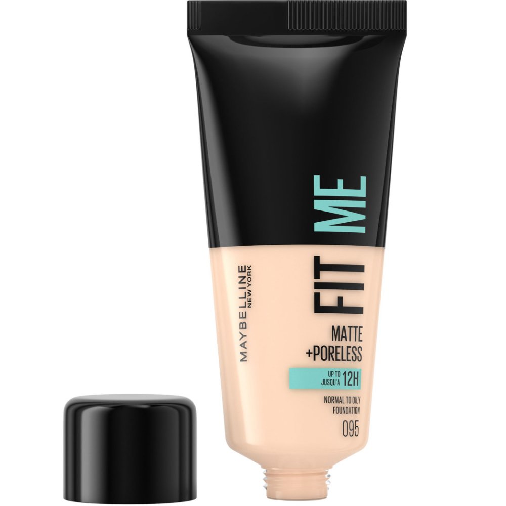 MAYBELLINE Maybelline Fit Me Matte + Poreless Foundation Makeup που Ταυτίζεται Τέλεια με την Επιδερμίδα 30ml - 095 Fair Porcelain