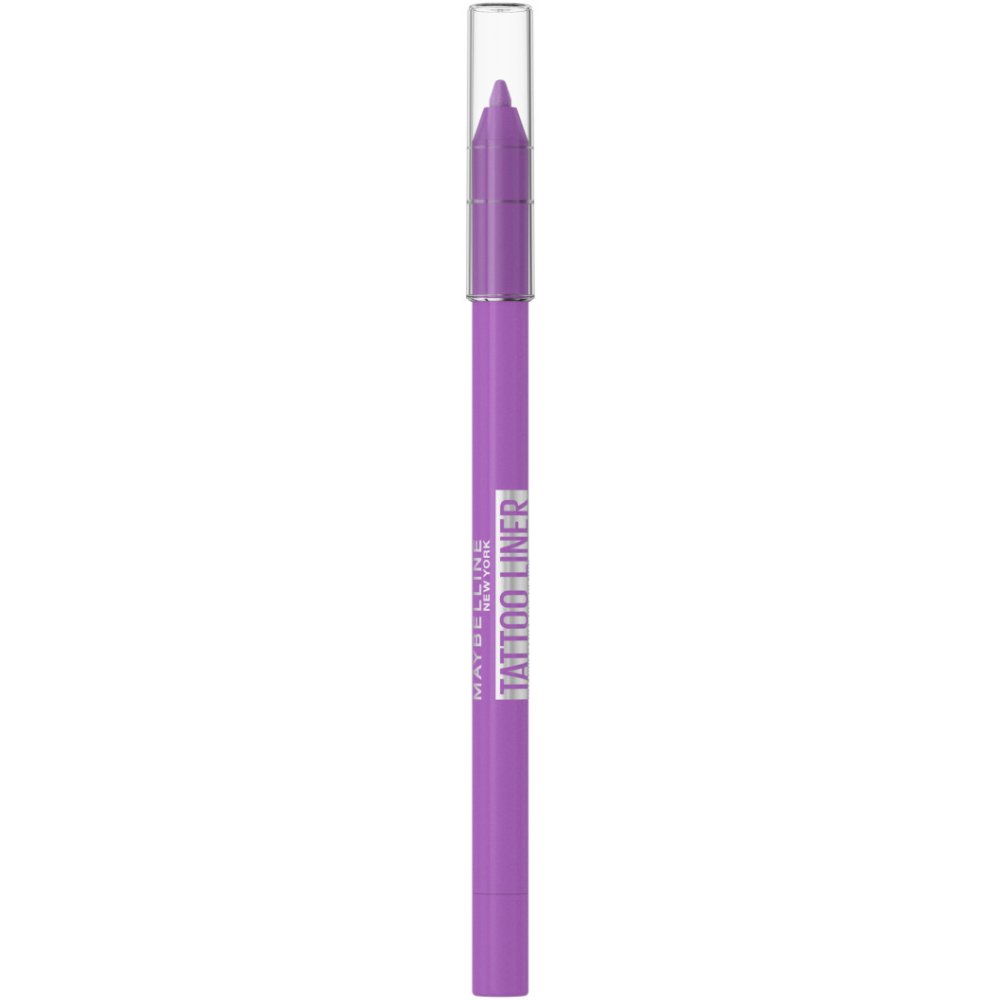 MAYBELLINE Maybelline Tatoo Liner Sharpenable Gel Pencil Αδιάβροχο Μολύβι Ματιών με Υφή Τζελ & Έντονο Χρώμα που Διαρκεί 1 Τεμάχιο - 801 Purple Pop