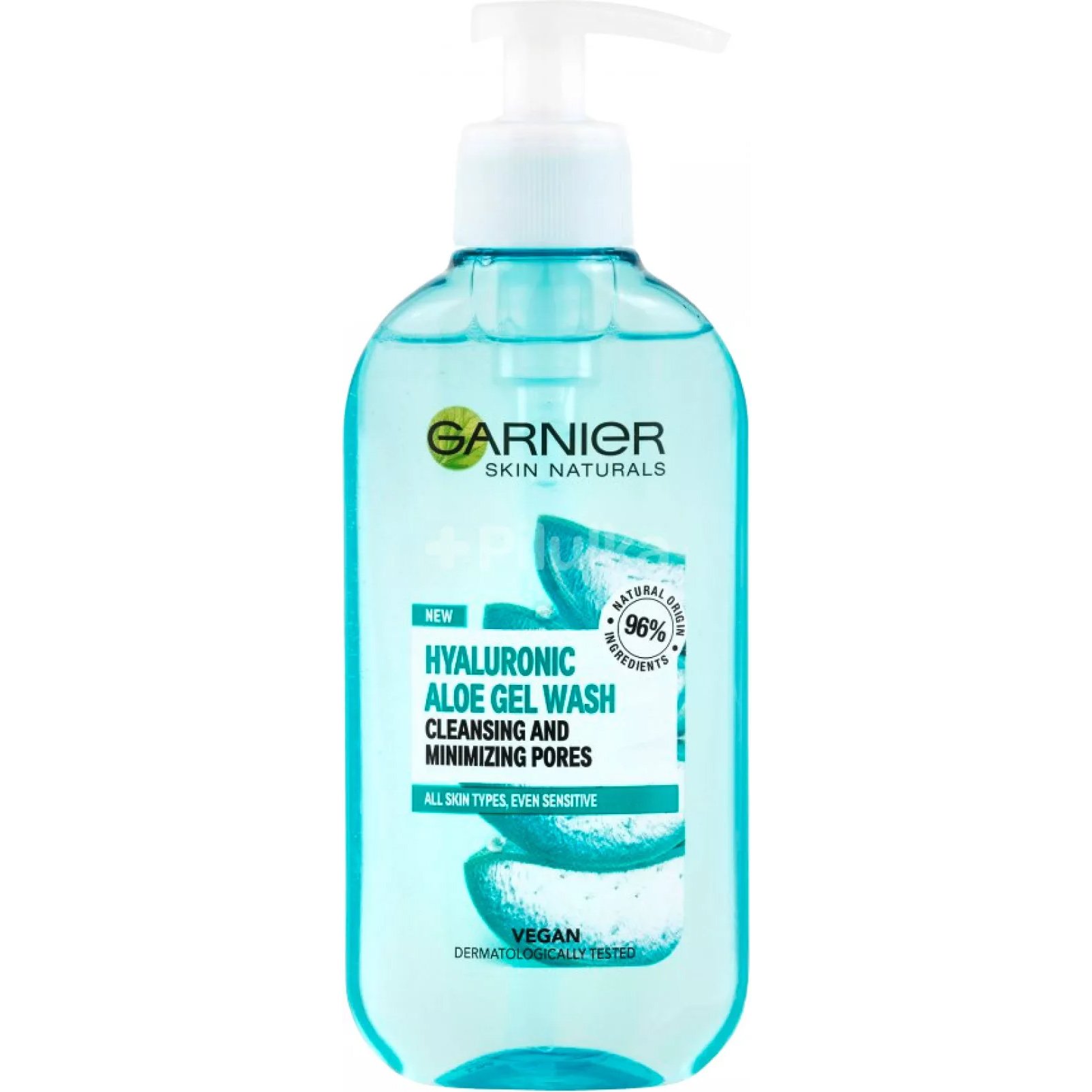 Garnier Garnier Skin Naturals Hyaluronic Aloe Gel Wash Gel Καθαρισμού Προσώπου με Αλόη & Υαλουρονικό Οξύ για Όλους τους Τύπους Επιδερμίδας 200ml