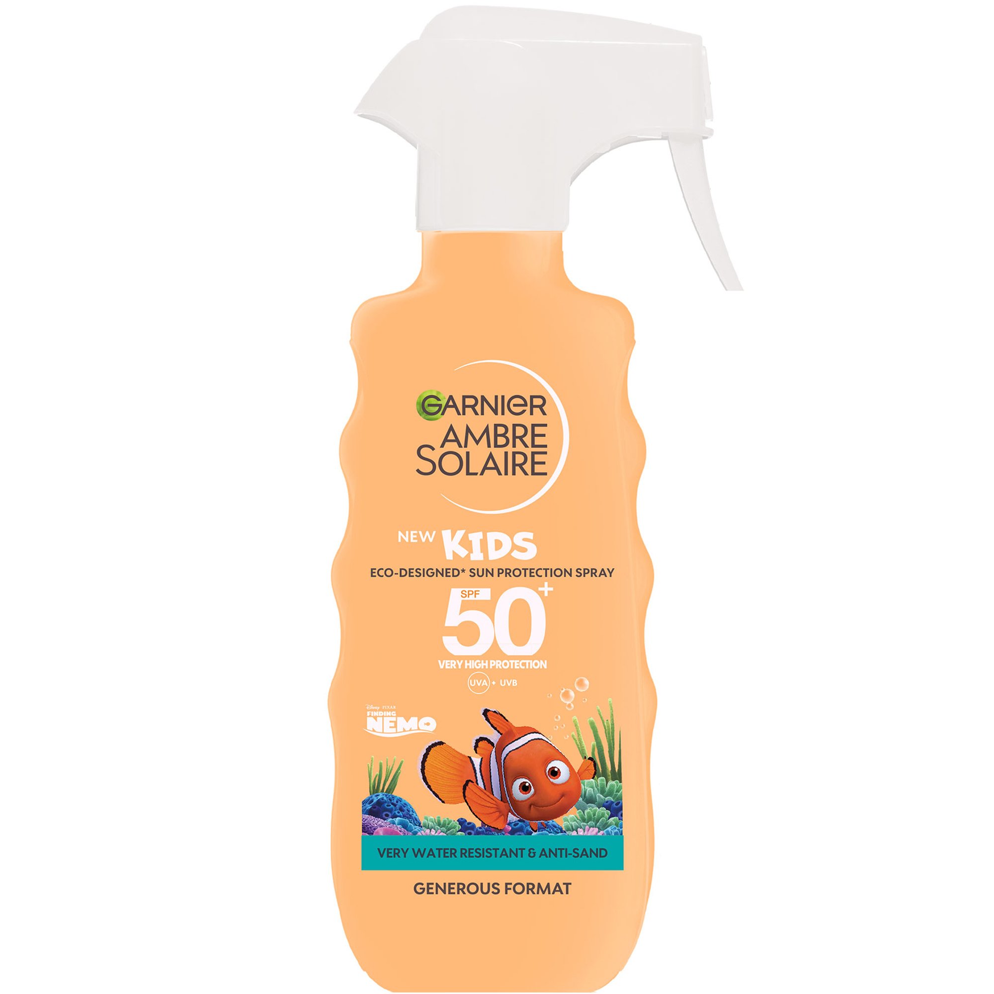 Garnier Ambre Solaire Kids Sun Protection Spray Spf50+ Nemo Παιδικό Αντηλιακό Γαλάκτωμα σε Spray για Πρόσωπο, Σώμα Πολύ Υψηλής Προστασίας 270ml φωτογραφία