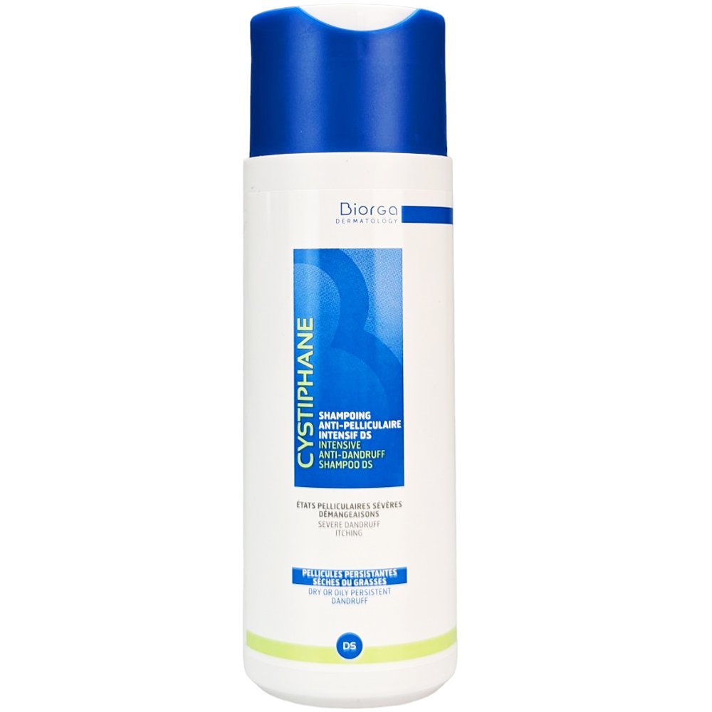 Biorga Cystiphane Intensive Anti Dandruff DS Shampoo Σαμπουάν για την Αντιμετώπιση της Ξηρής & Λιπαρής Πιτυρίδας & της Φαγούρας 200ml φωτογραφία