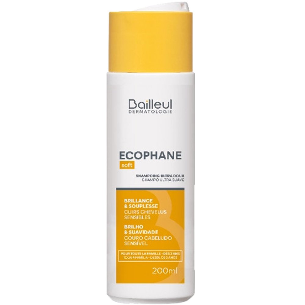 BIORGA DERMATOLOGIE Bailleul Ecophane Ultra Soft Shampoo Εξαιρετικά Απαλό Σαμπουάν που Καταπραΰνει Όλους τους Τύπους Μαλλιών 200ml