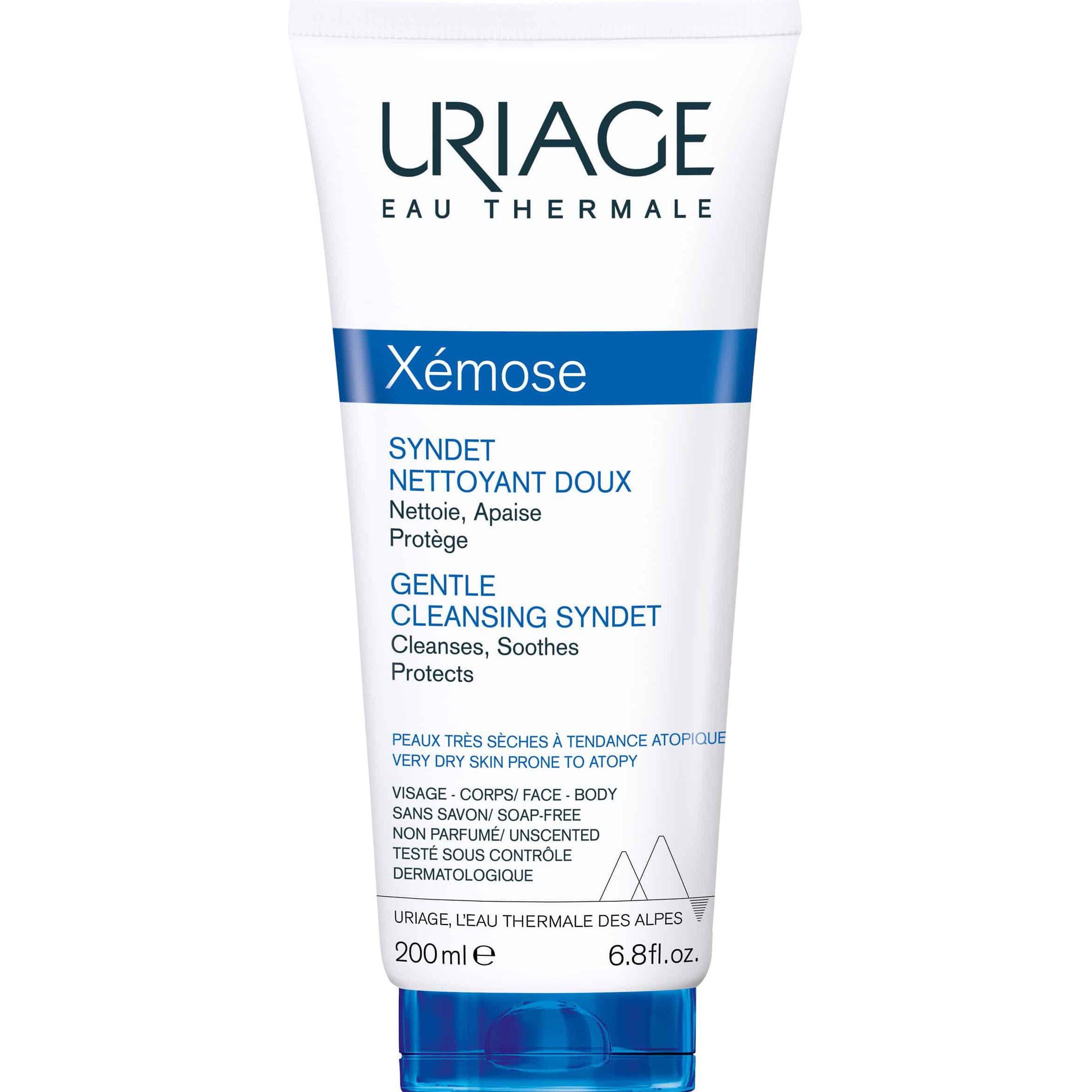 Uriage Uriage Xemose Gentle Cleansing Syndet Ήπια Κρέμα Gel Καθαρισμού για Πολύ Ξηρές Επιδερμίδες με Τάση Ατοπίας 200ml