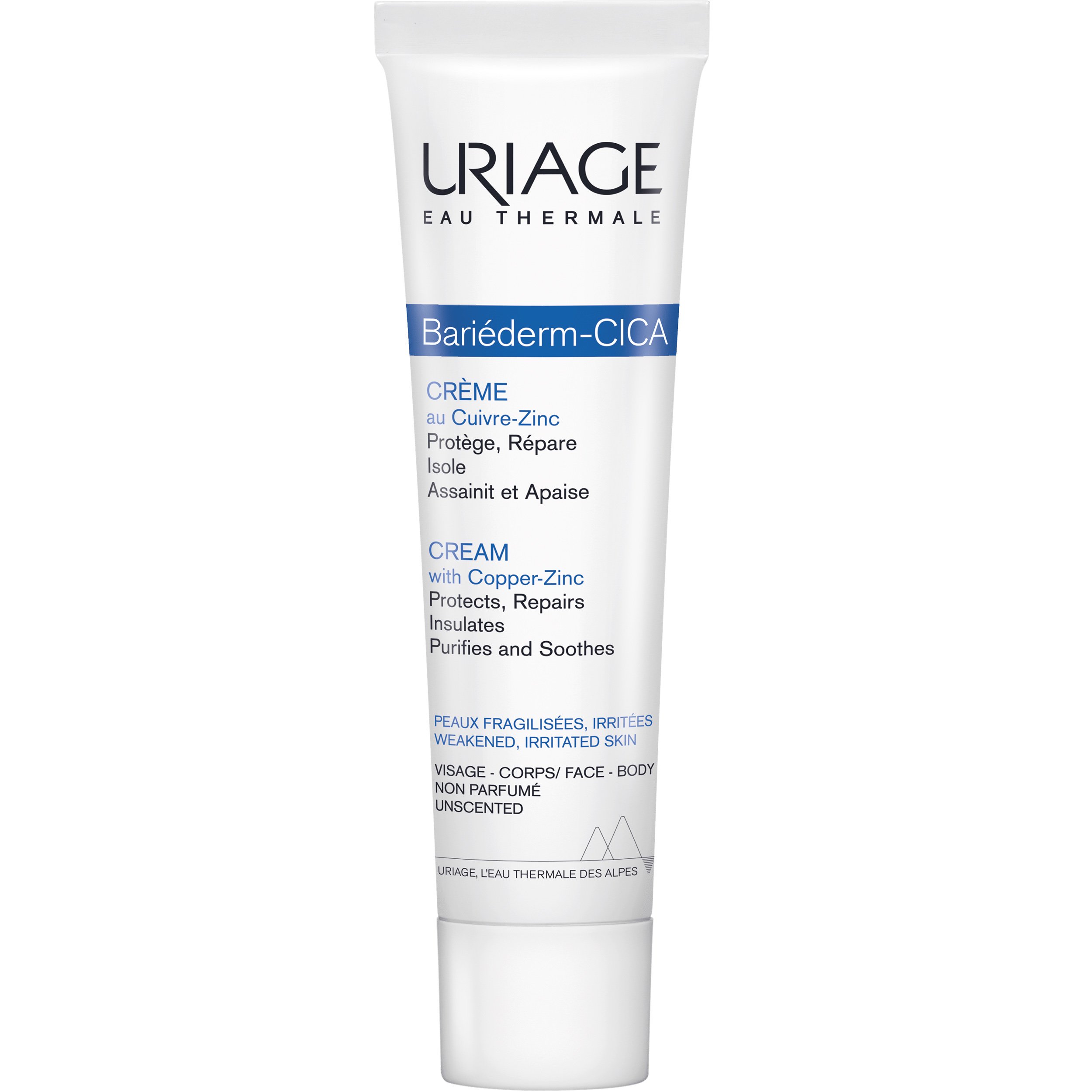 Uriage Uriage Bariederm Cica Cream with Copper - Zinc Προστατευτική Αναπλαστική Κρέμα Ιδανική για το Εύθραυστο Δέρμα 40ml