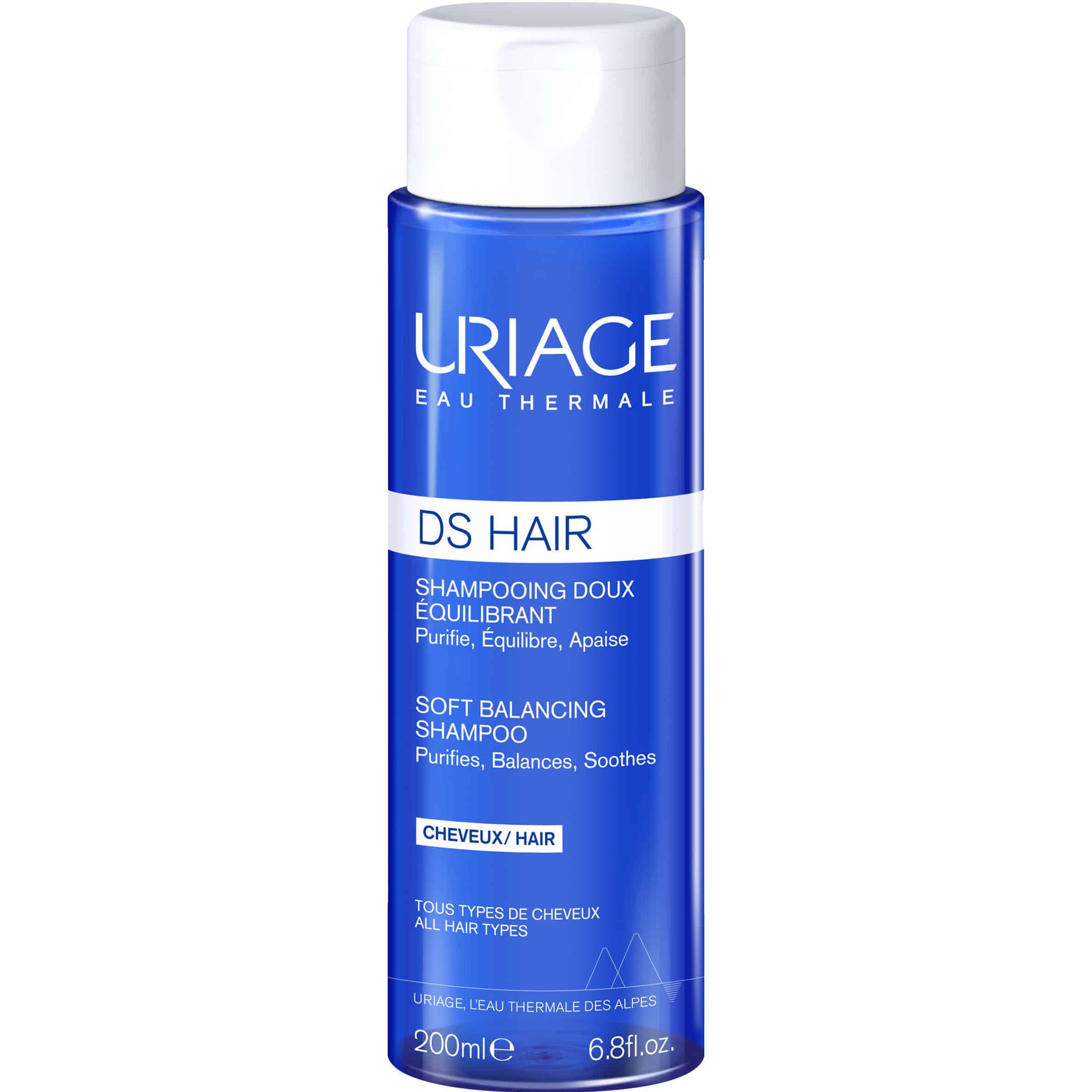 Uriage Uriage DS Hair Soft Balancing Shampoo Σαμπουάν Εξισορρόπησης για Ευαίσθητο Τριχωτό 200ml