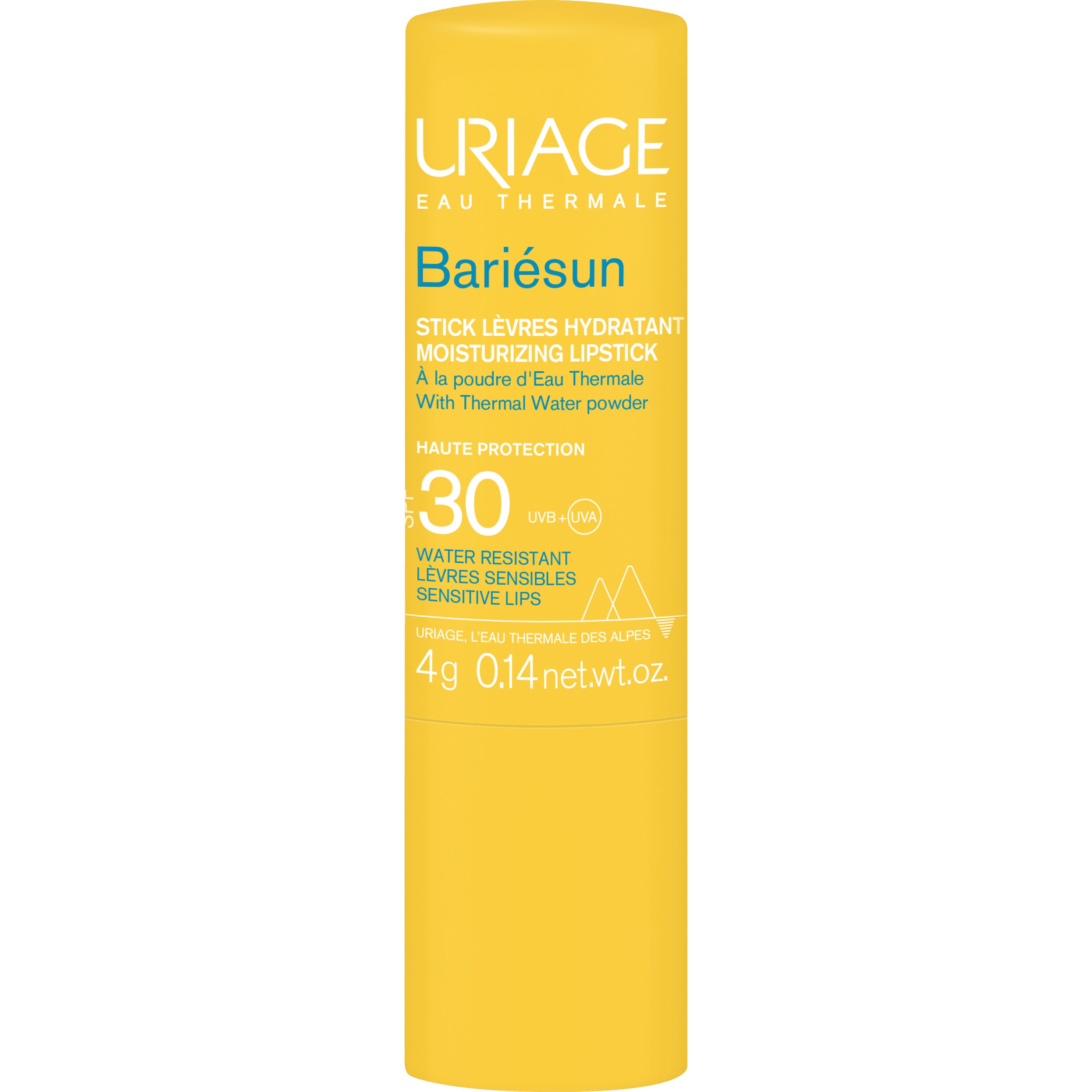 Uriage Uriage Bariesun Spf30 Moisturizing Lipstick High Protection Αδιάβροχο Ενυδατικό Αντηλιακό Stick Χειλιών Υψηλής Προστασίας 4gr