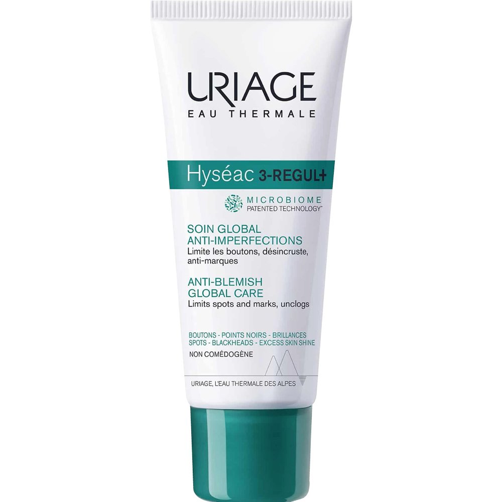 Uriage Uriage Hyseac 3-Regul+ Anti-Blemish Global Care Φροντίδα κατά των Ατελειών για Λιπαρή με Τάση για Ατέλειες Επιδερμίδα 40ml