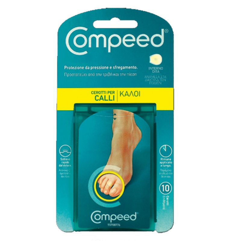 Compeed Compeed Επιθέματα για Κάλους Ανάμεσα στα Δάκτυλα 10 Τεμάχια