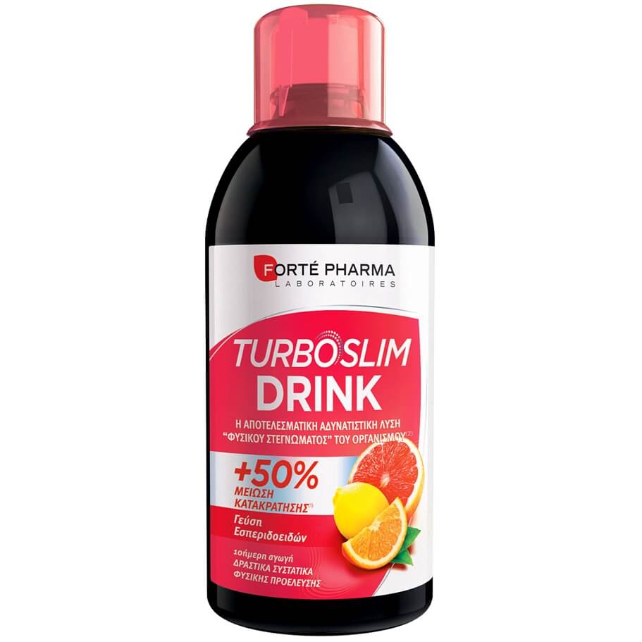 FORTE PHARMA Forte Pharma Turboslim Drink Αποτοξινώνει τον Οργανισμό με Αδυνατιστική Δράση Γεύση Εσπεριδοειδών 500ml