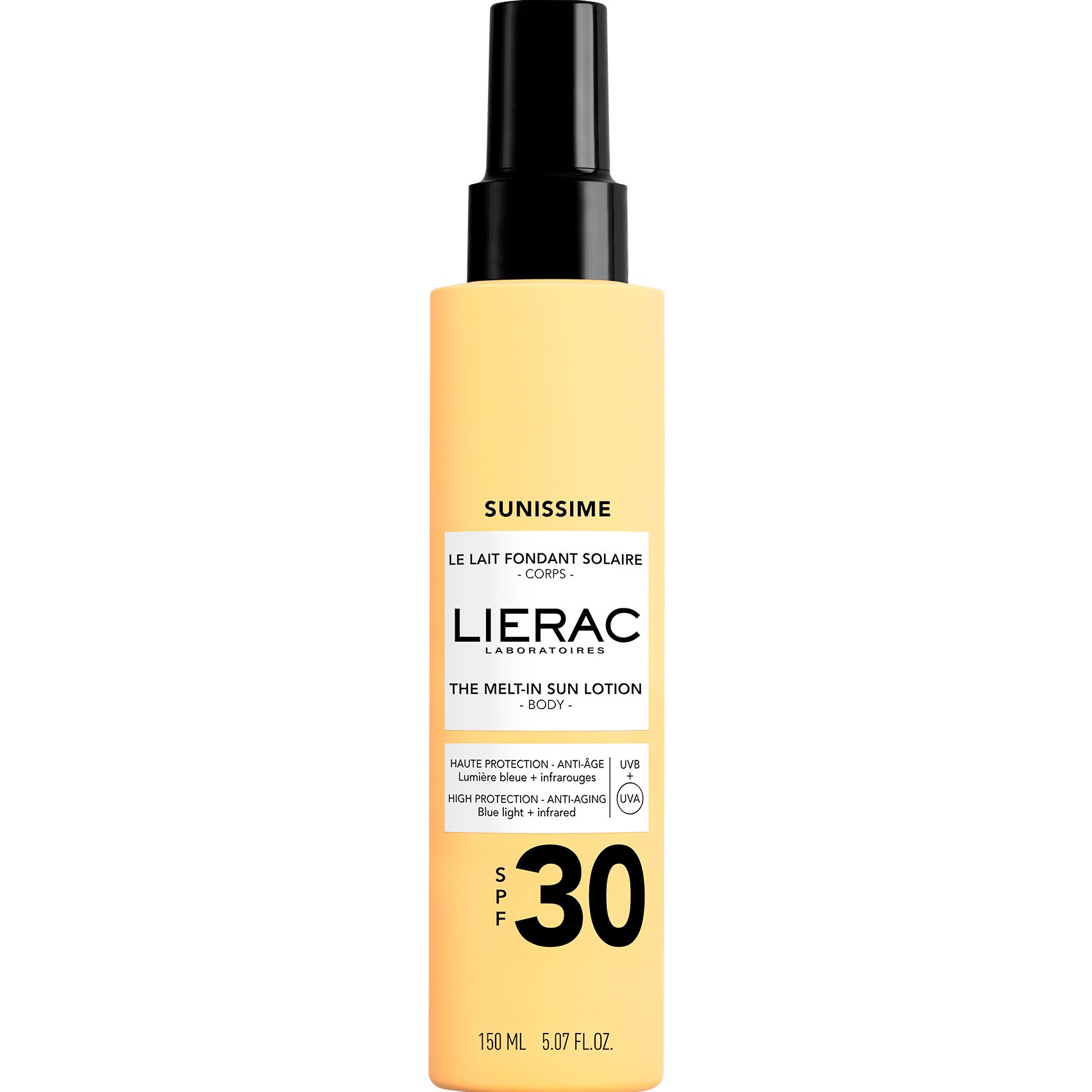 Lierac Sunissime The Melt-in Sun Body Lotion Spf30 Αντηλιακό Γαλάκτωμα Σώματος Υψηλής Προστασίας σε Spray 150ml φωτογραφία