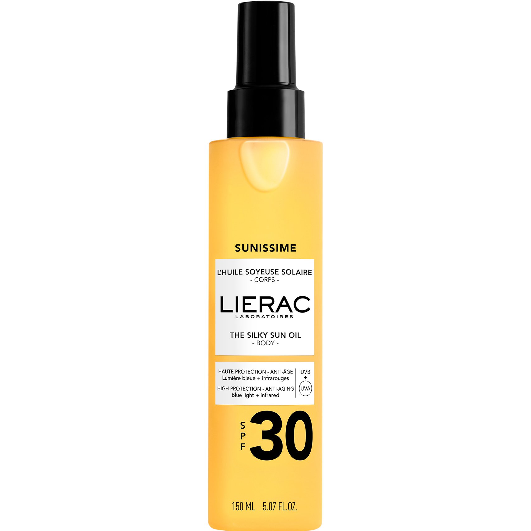 Lierac Lierac Sunissime The Silky Sun Body Oil Spf30 Μεταξένιο Αντηλιακό Λάδι Σώματος Υψηλής Προστασίας σε Spray 150ml