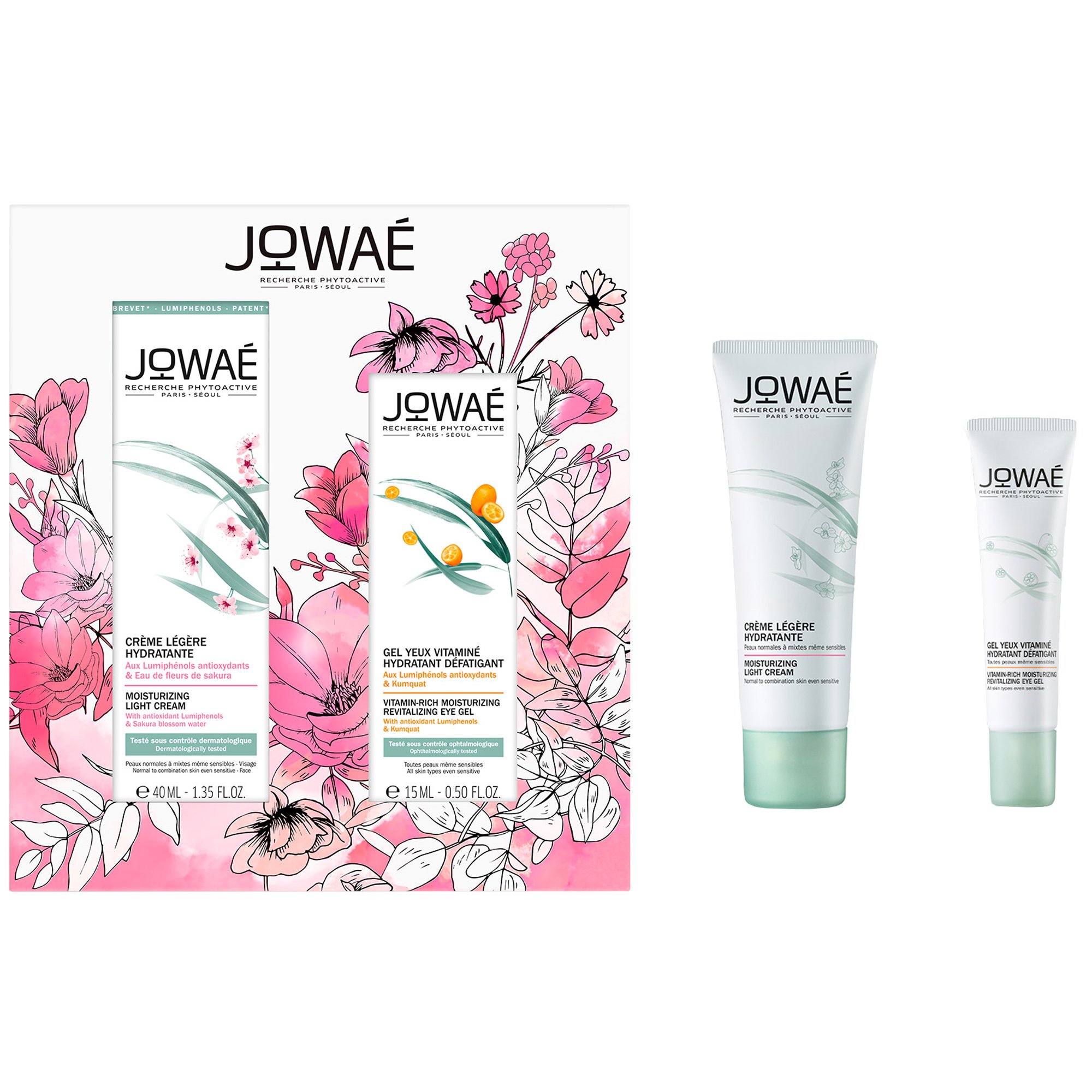 Jowae Jowae Promo Moisturizing Light Cream 40ml & Vitamin-Rich Moisturizing Revitalizing Eye Gel 15ml