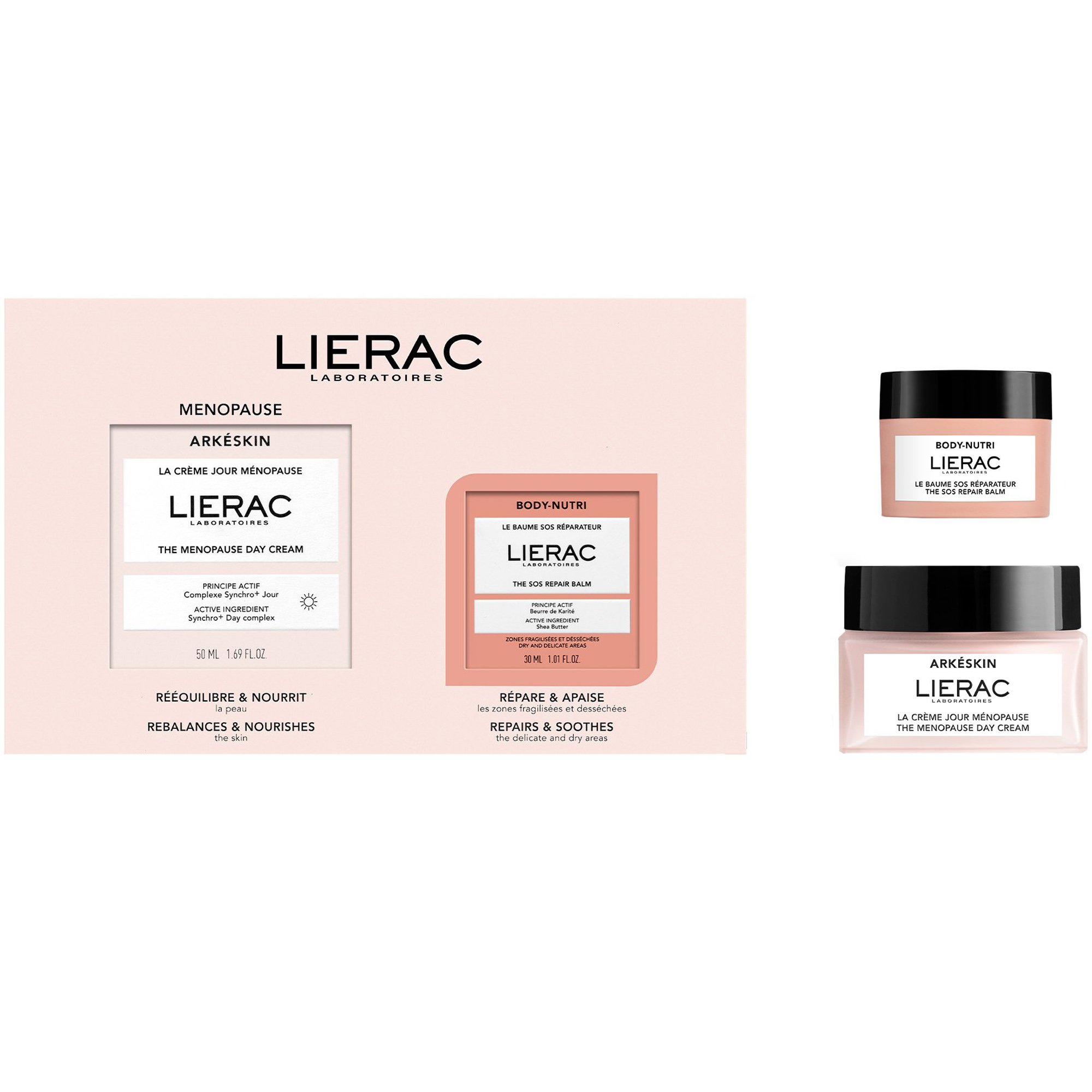 Lierac Lierac Promo Arkeskin The Manopause Day Cream 50ml & Body-Nutri The SOS Repair Balm 30ml