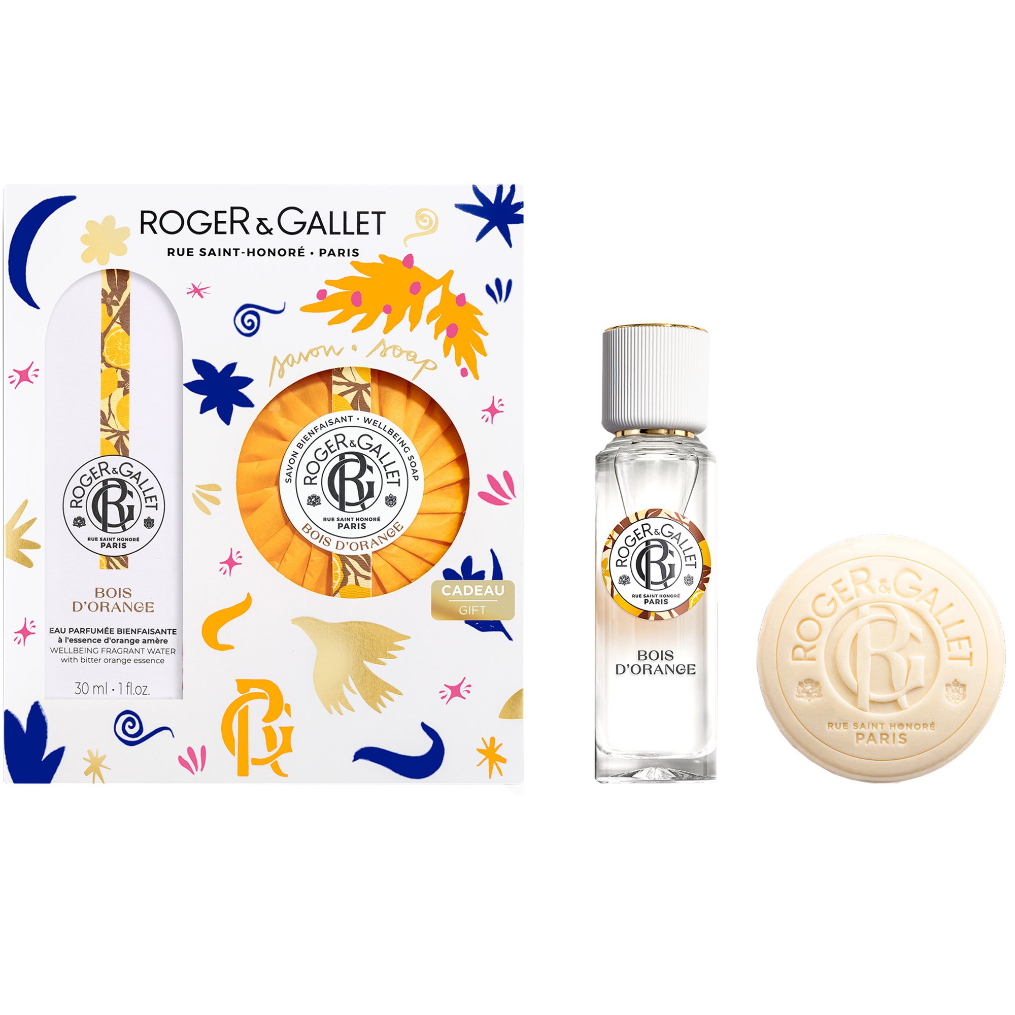 Roger & Gallet Roger & Gallet Promo Bois d'Orange Eau Parfumee Bienfaisante 30ml & Wellbeing Soap 100g