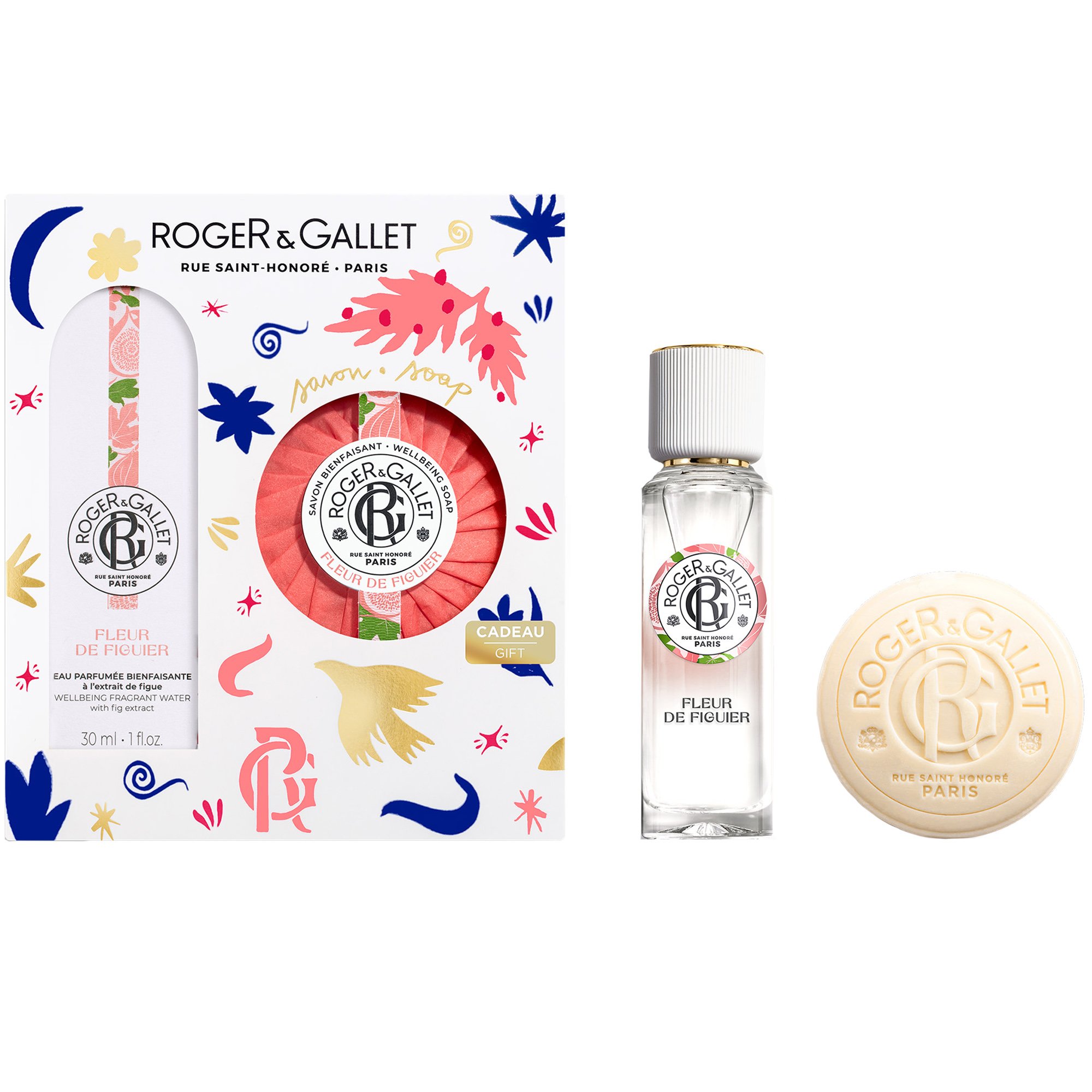 Roger & Gallet Roger & Gallet Promo Fleur de Figuier Eau Parfumée Bienfaisante 30ml & Wellbeing Soap 100g