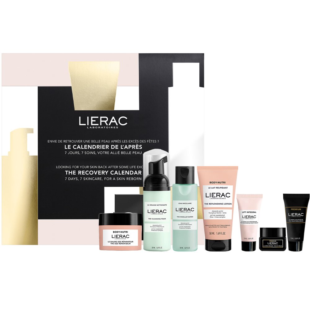 Lierac Lierac Promo Premium The Eye Cream 20ml & Body-Nutri The SOS Repair Balm 30ml & Recovery Routine Calendar 5 Τεμάχια & Δώρο Νεσεσέρ 1 Τεμάχιο