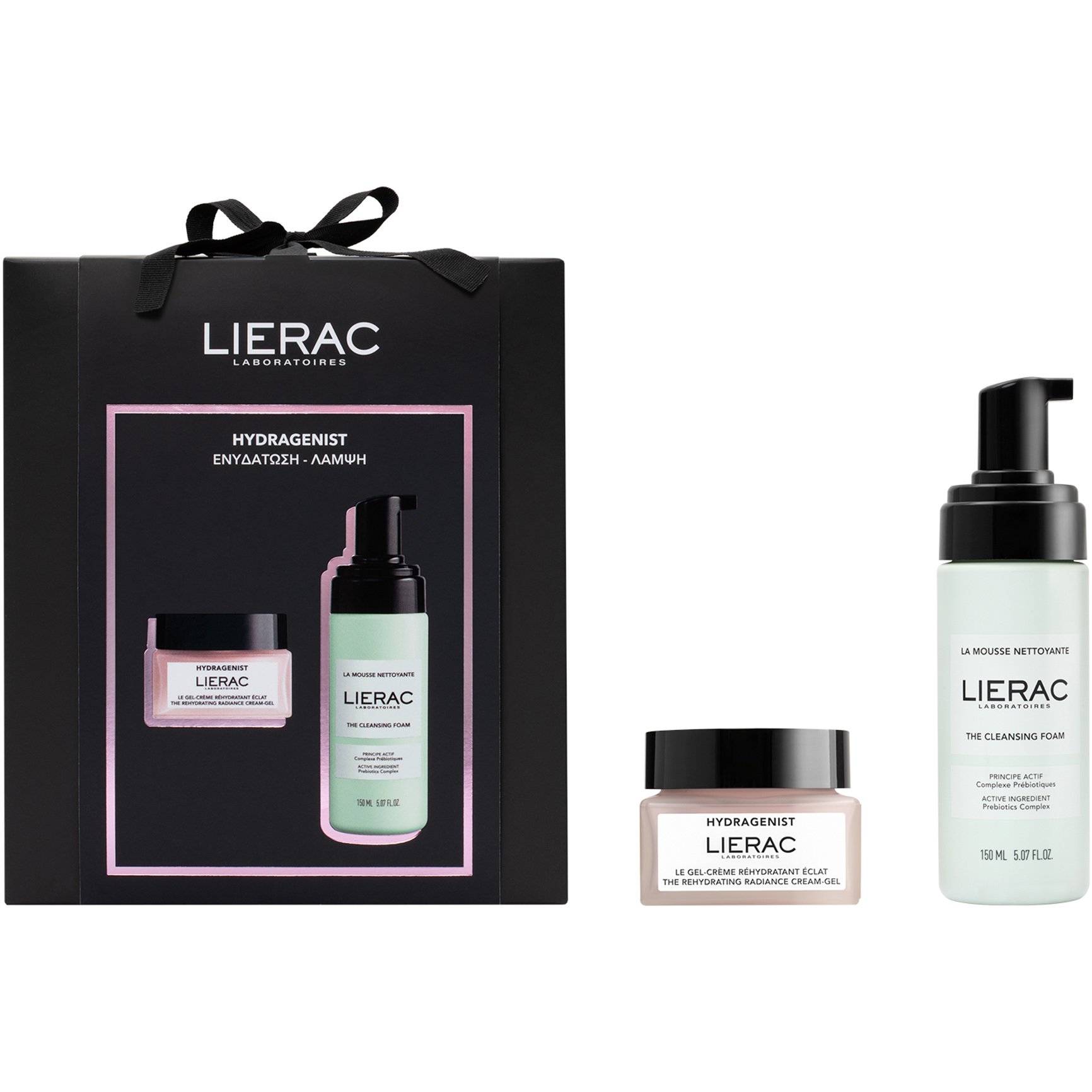 Lierac Lierac Promo Hydragenist The Rehydrating Radiance Cream-Gel 50ml & The Cleansing Foam 150ml