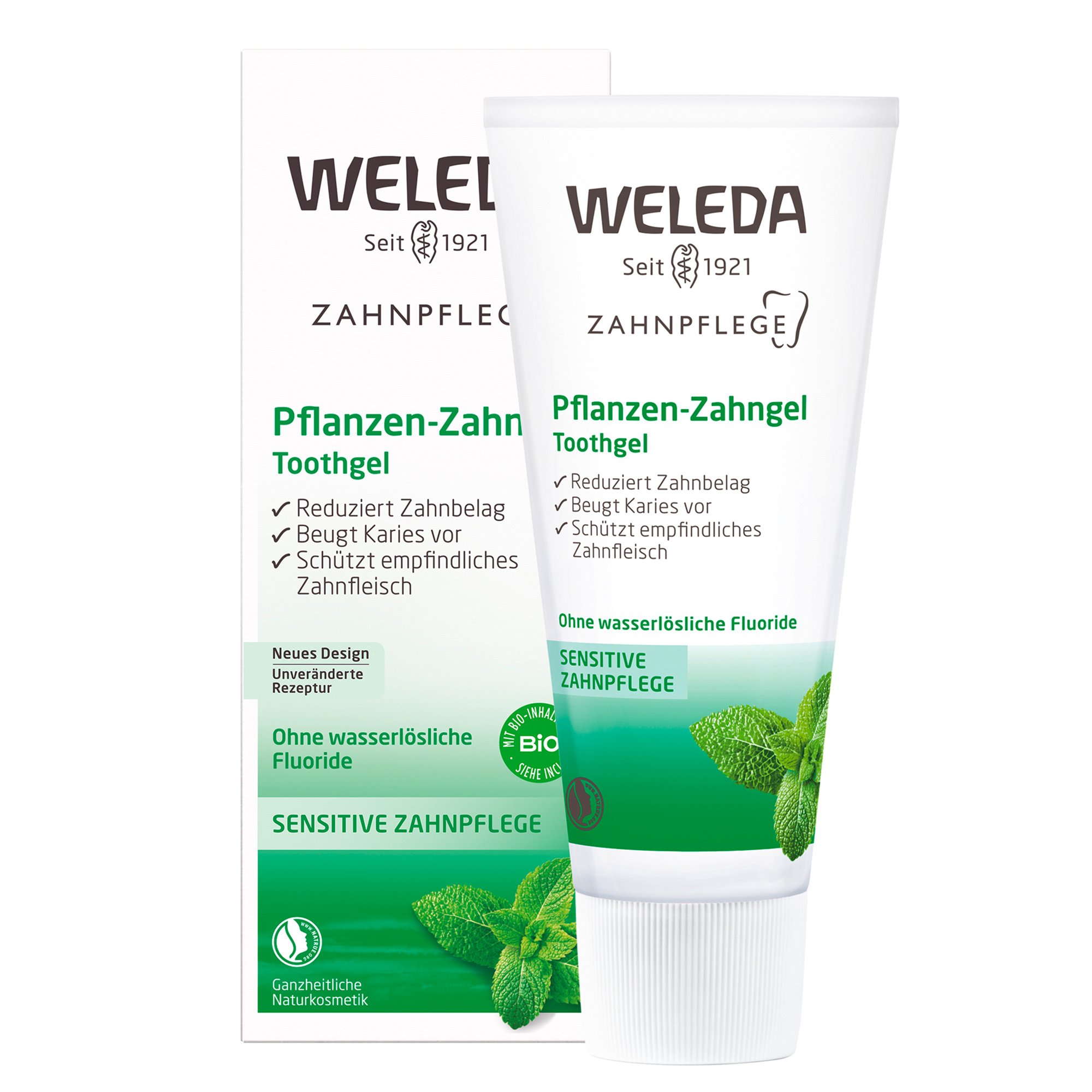 Weleda Weleda Plant Toothgel Φυτική Οδοντόκρεμα Gel με Μοναδικό Συνδυασμό Φυσικών Φυτικών Εκχυλισμάτων για Ευαίσθητα Δόντια 75ml