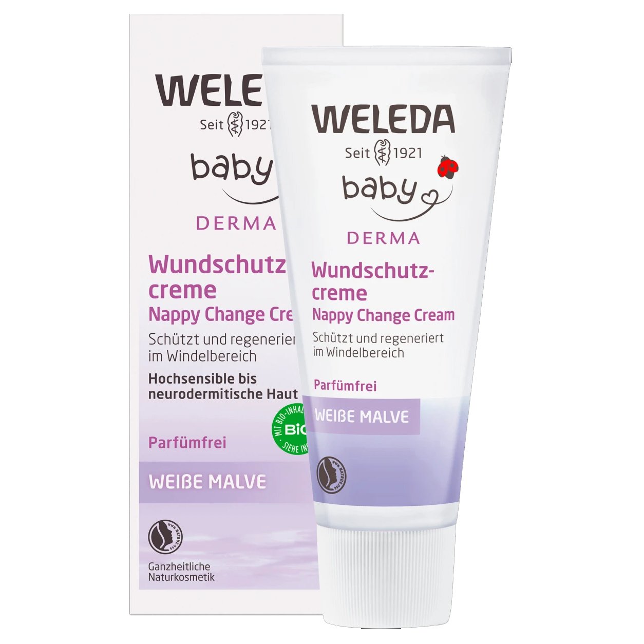 Weleda Baby Derma White Mallow Face Cream Καταπραϋντική Κρέμα Προσώπου με Μολόχα για το Ευαίσθητο Βρεφικό Δέρμα 50ml φωτογραφία