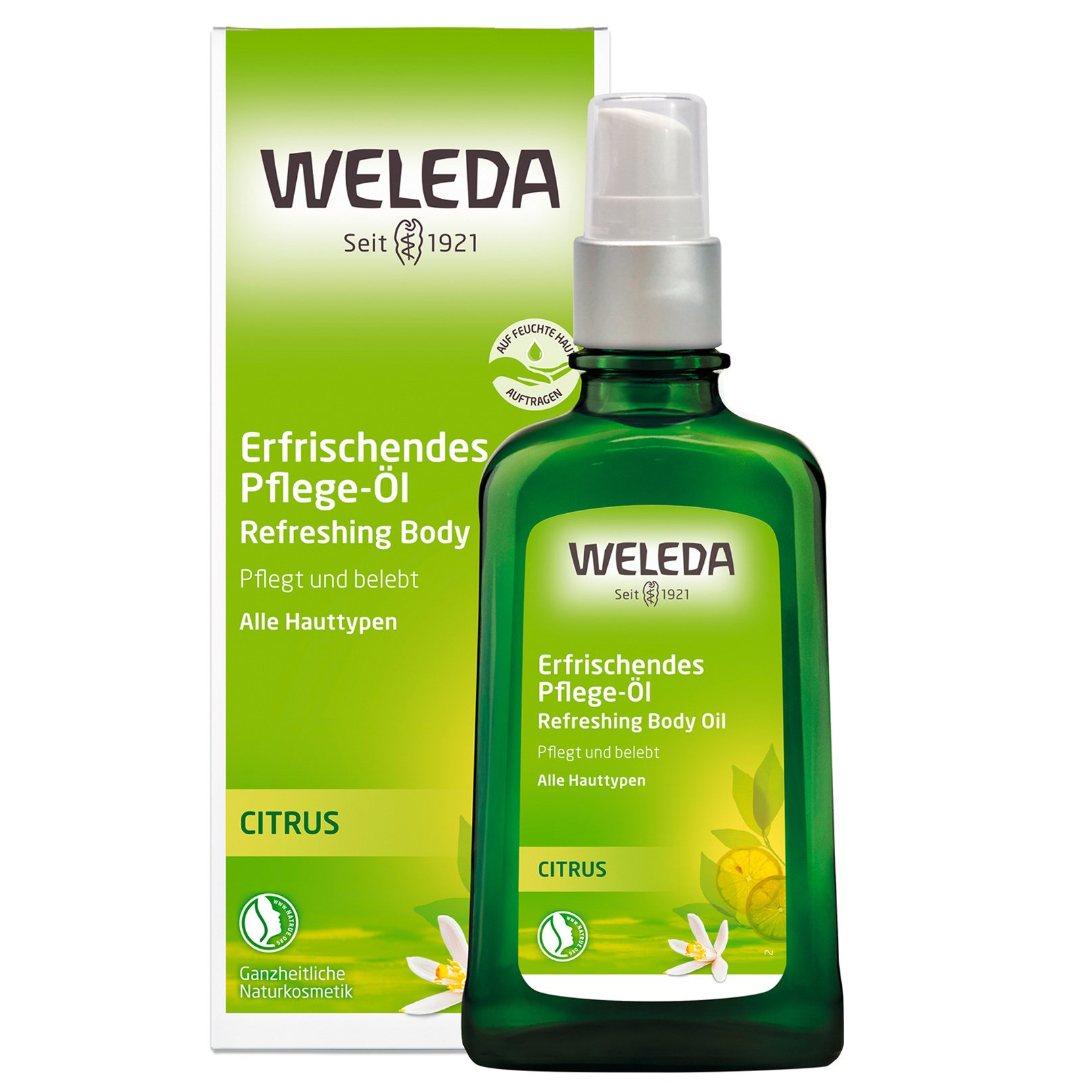 Weleda Citrus Refreshing Body Oil for All Skin Types Δροσερό Λάδι Σώματος με Κίτρο για Τόνωση & Ενυδάτωση του Δέρματος 100ml φωτογραφία