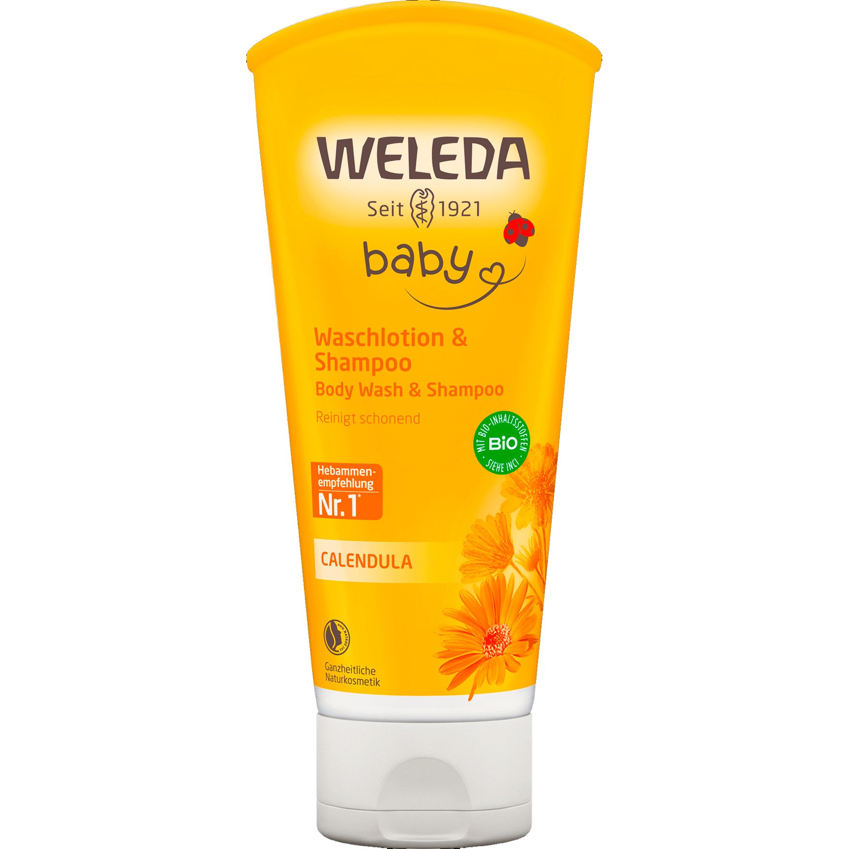 Weleda Weleda Σαμπουάν & Αφρόλουτρο Καλέντουλας 200ml