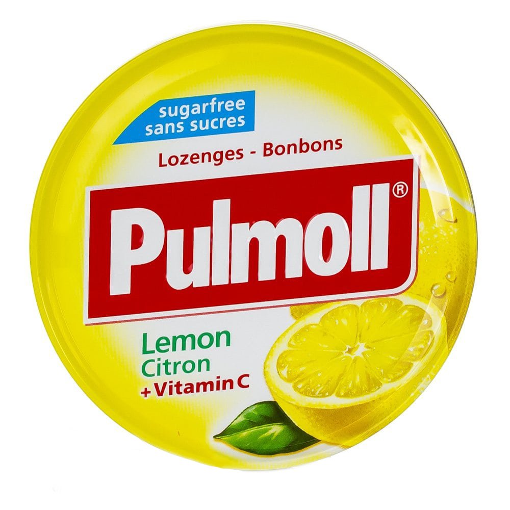 Pulmoll Pulmoll Candies with Lemon & Vitamin C Καραμέλες Λεμόνι & Βιταμίνη C 45gr