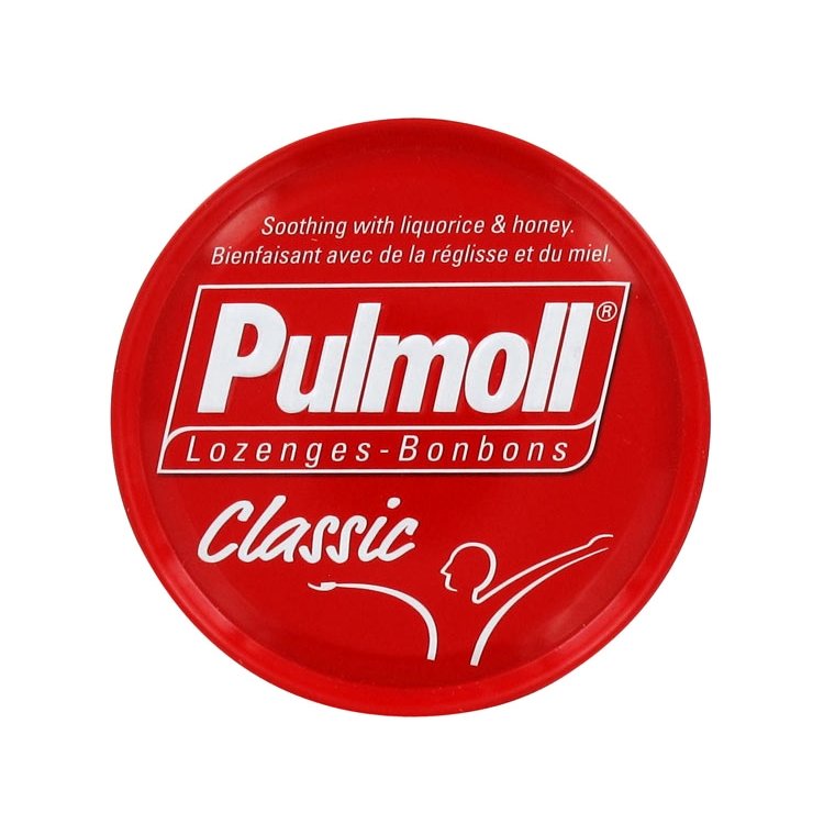 Pulmoll Pulmoll Classic Candies Liquorice & Honey Καραμέλες με Γλυκόριζα και Μέλι 75gr