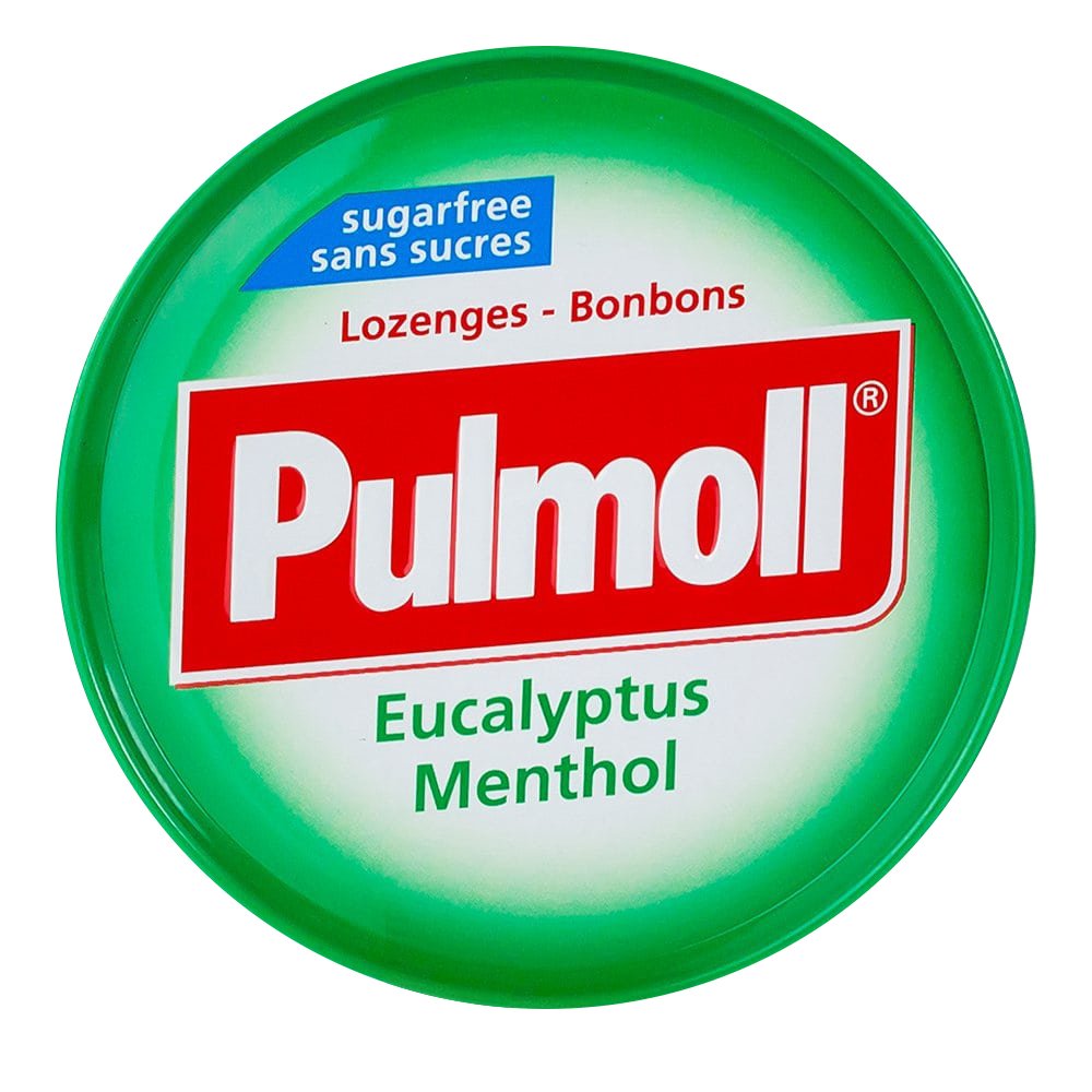 Pulmoll Pulmoll Sugar Free Candies with Eucalyptus & Menthol Καραμέλες με Ευκάλυπτο & Μενθόλη 45gr