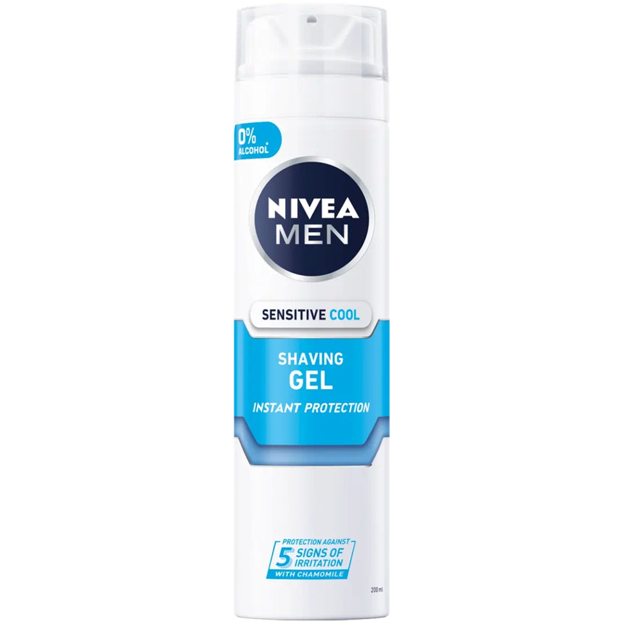 Nivea Nivea Men Sensitive Cool Shaving Gel Δροσιστικό Gel Ξυρίσματος για Ευαίσθητες Επιδερμίδες 200ml