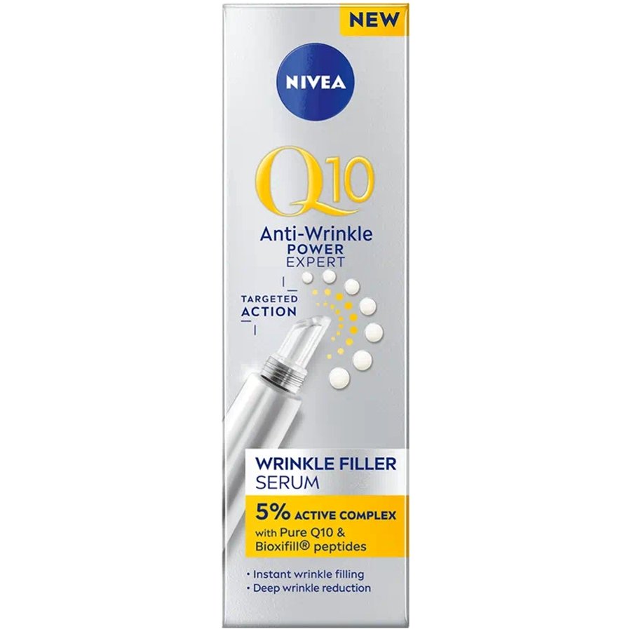 Nivea Nivea Q10 Anti-Wrinkle Expert Filler Ορός Γεμίσματος Κατά των Ρυτίδων με Άμεσα Ορατά Αποτελέσματα 15ml