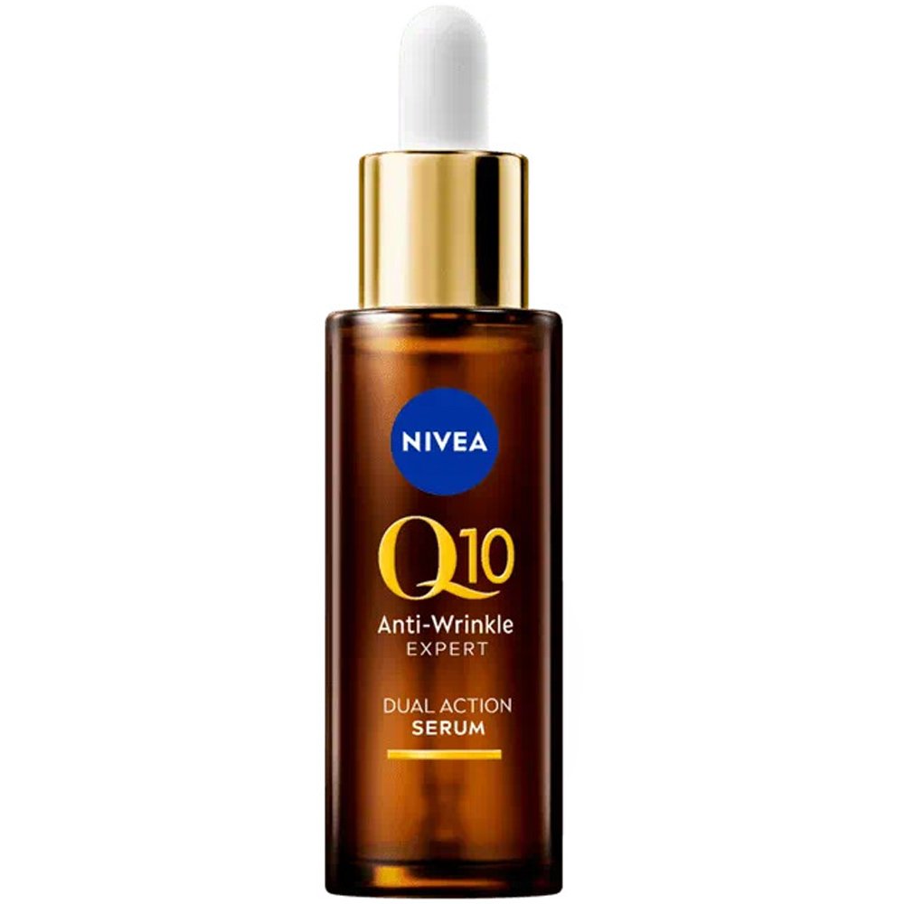 Nivea Nivea Q10 Anti-Wrinkle Expert Dual Action Serum Αντιρυτιδικός Ορός Προσώπου Σύσφιξης & Αντιγύρανσης 30ml